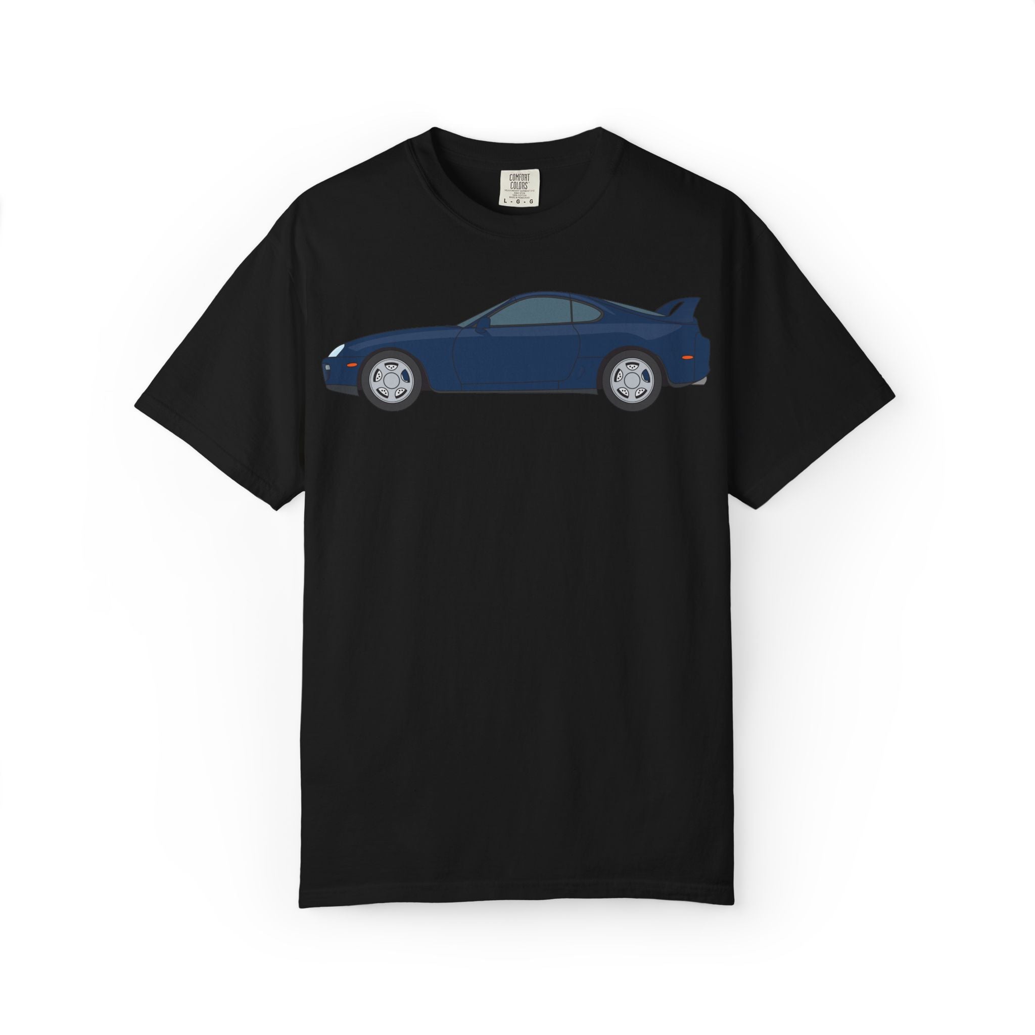 Toyota Supra MK4 Royal Sapphire  — T-Shirt — Retro Car Graphic Tee