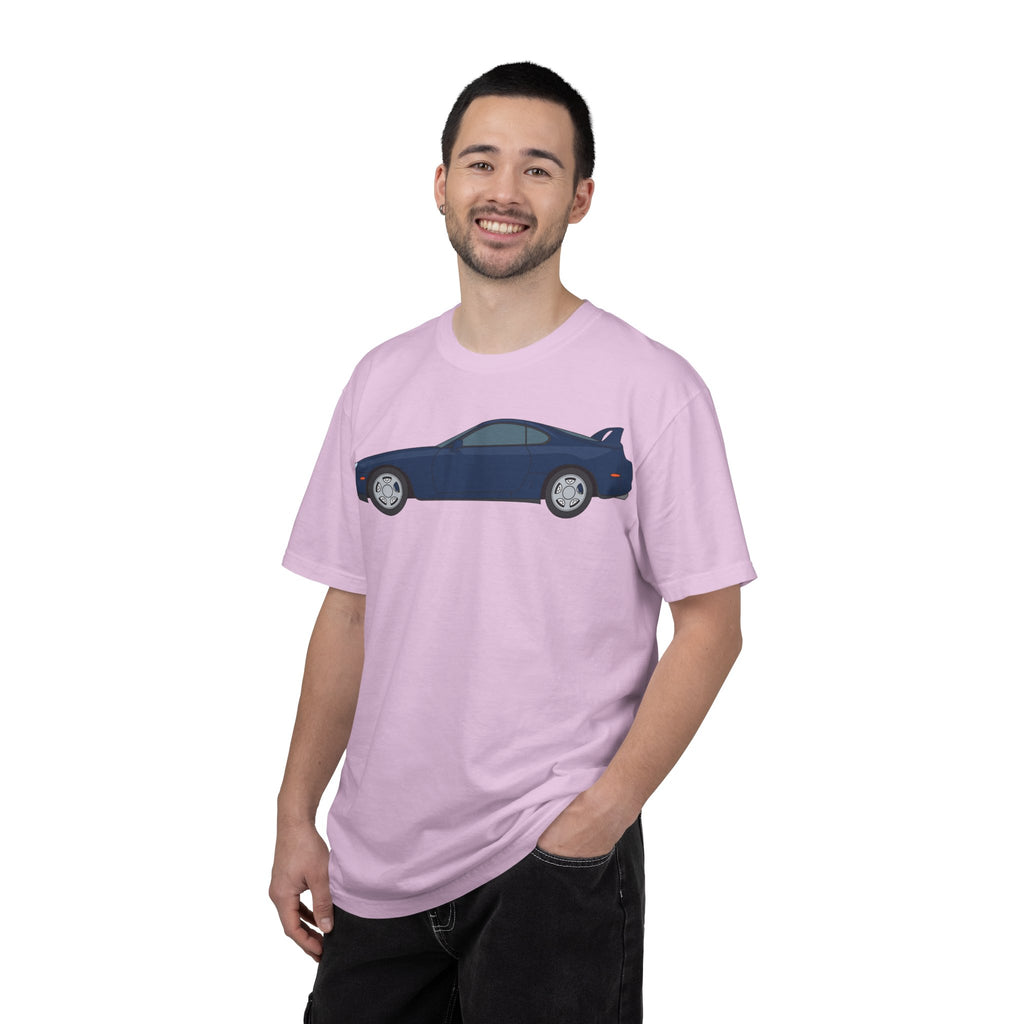 Toyota Supra MK4 Royal Sapphire  — T-Shirt — Retro Car Graphic Tee