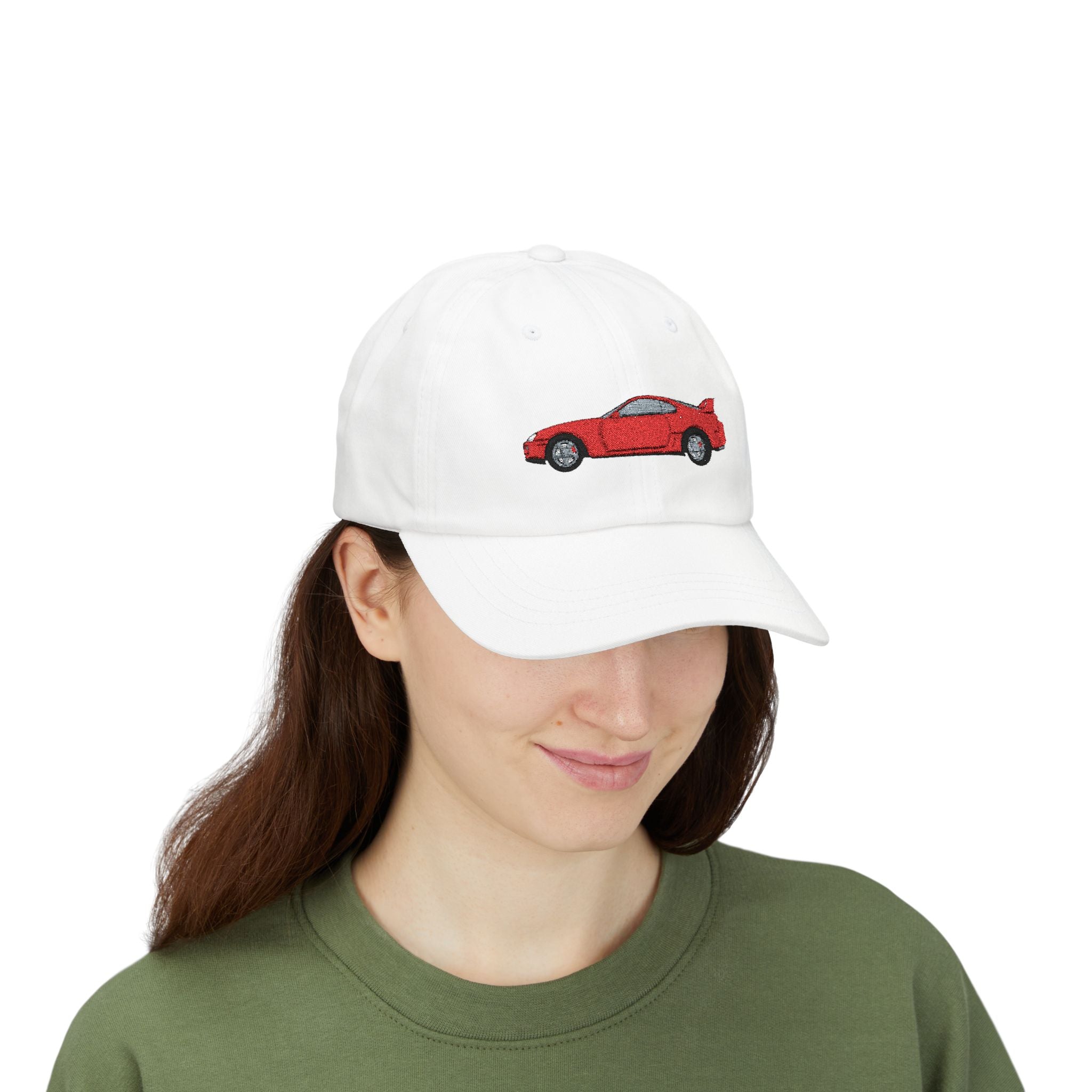 Toyota Supra MK4 Super Red ll — Car Baseball Hat — Caps