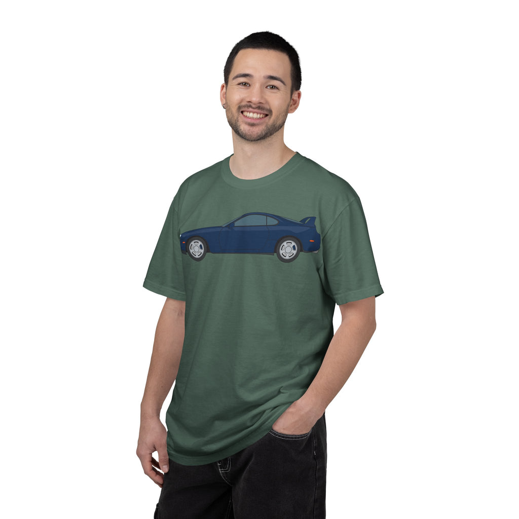 Toyota Supra MK4 Royal Sapphire  — T-Shirt — Retro Car Graphic Tee