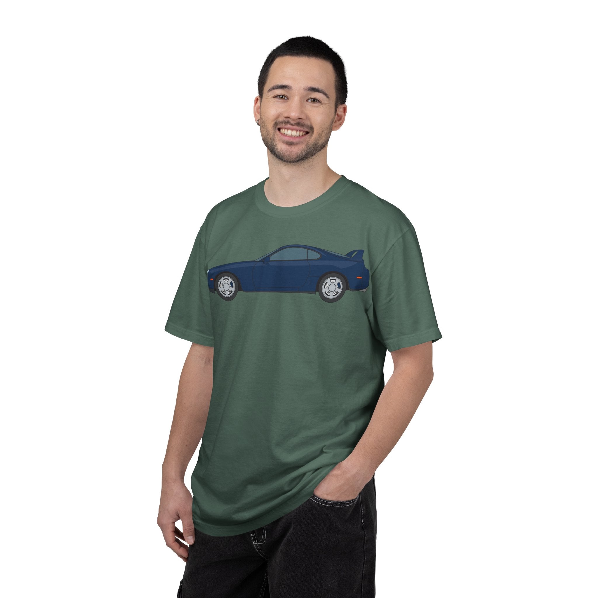 Toyota Supra MK4 Royal Sapphire  — T-Shirt — Retro Car Graphic Tee