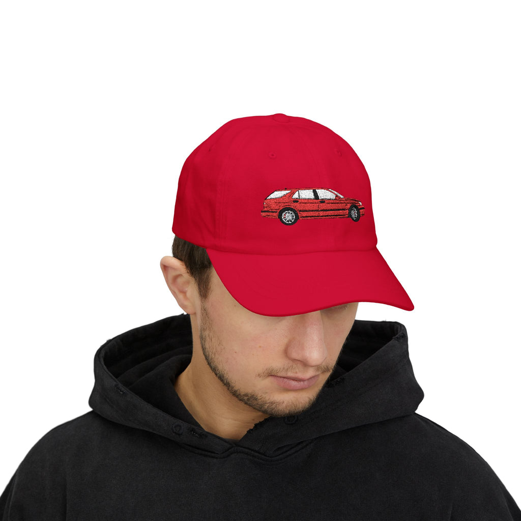 Saab 9-5 OG Aero Wagon Laser Red — Car Baseball Hat — Caps