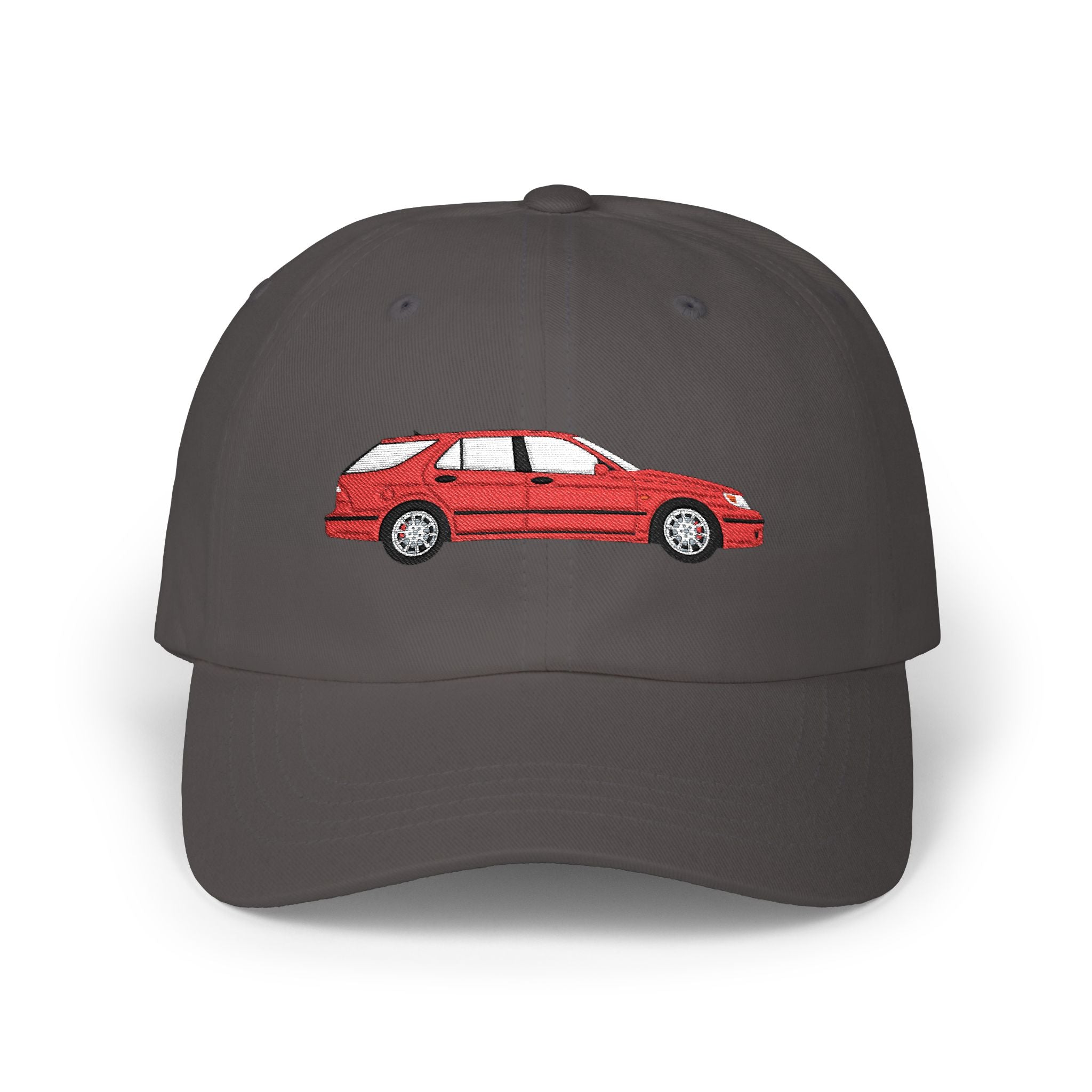Saab 9-5 OG Aero Wagon Laser Red — Car Baseball Hat — Caps