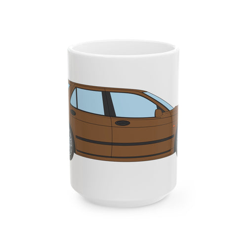 Saab 9-5 OG Aero Wagon Hazelnut Metallic — Ceramic Mug — Coffee Cup (11oz & 15oz)