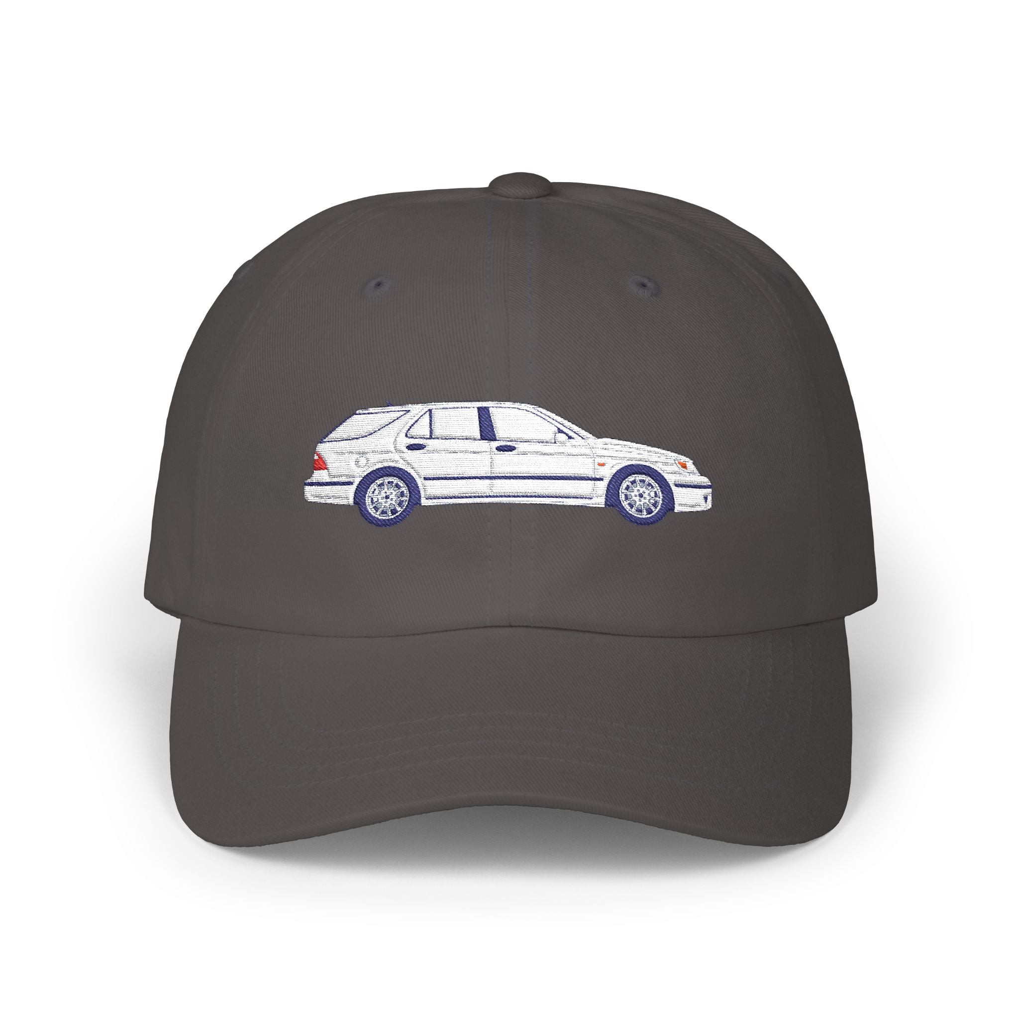 Saab 9-5 OG Aero Wagon Artic White — Car Baseball Hat — Caps