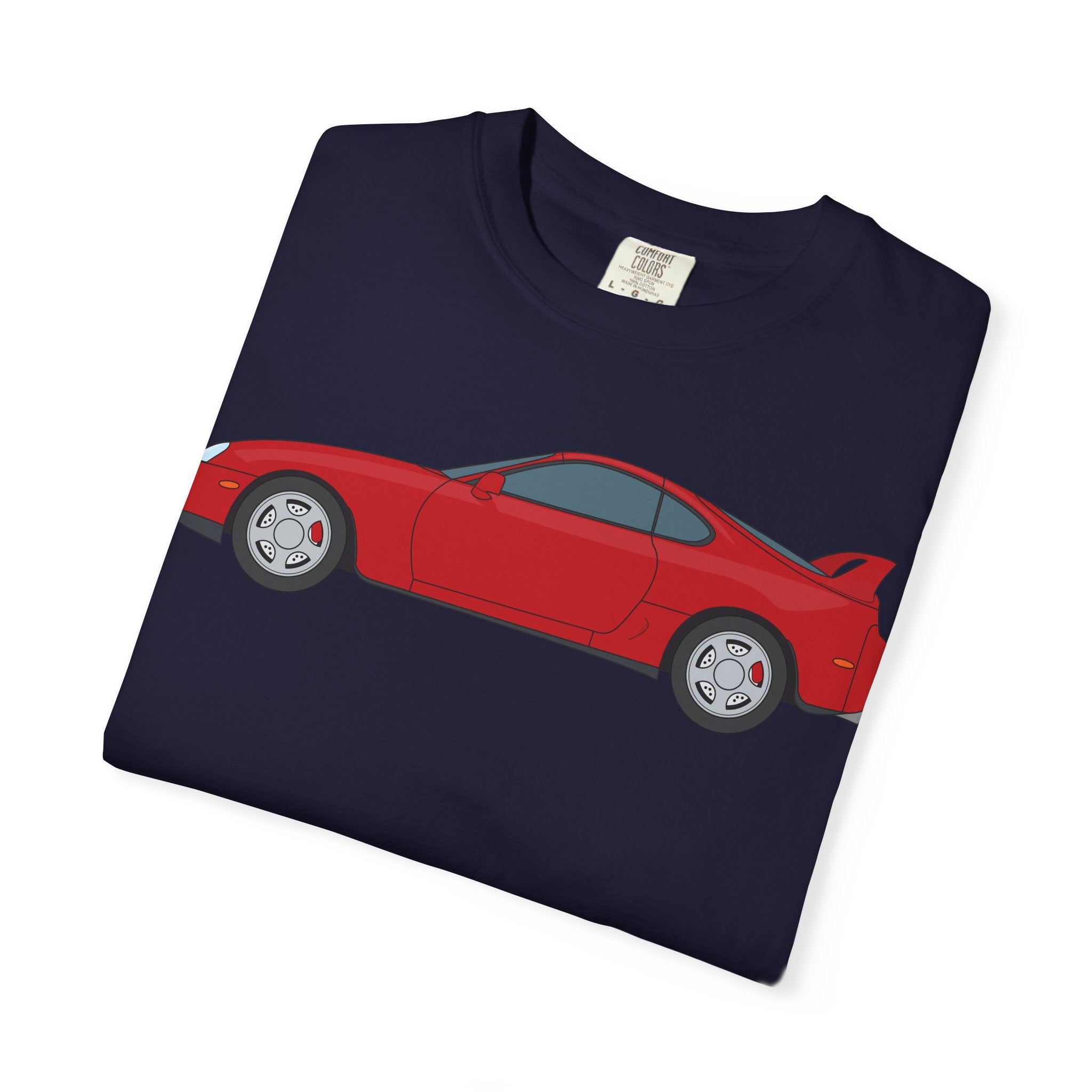 Toyota Supra MK4 Super Red ll  — T-Shirt — Retro Car Graphic Tee