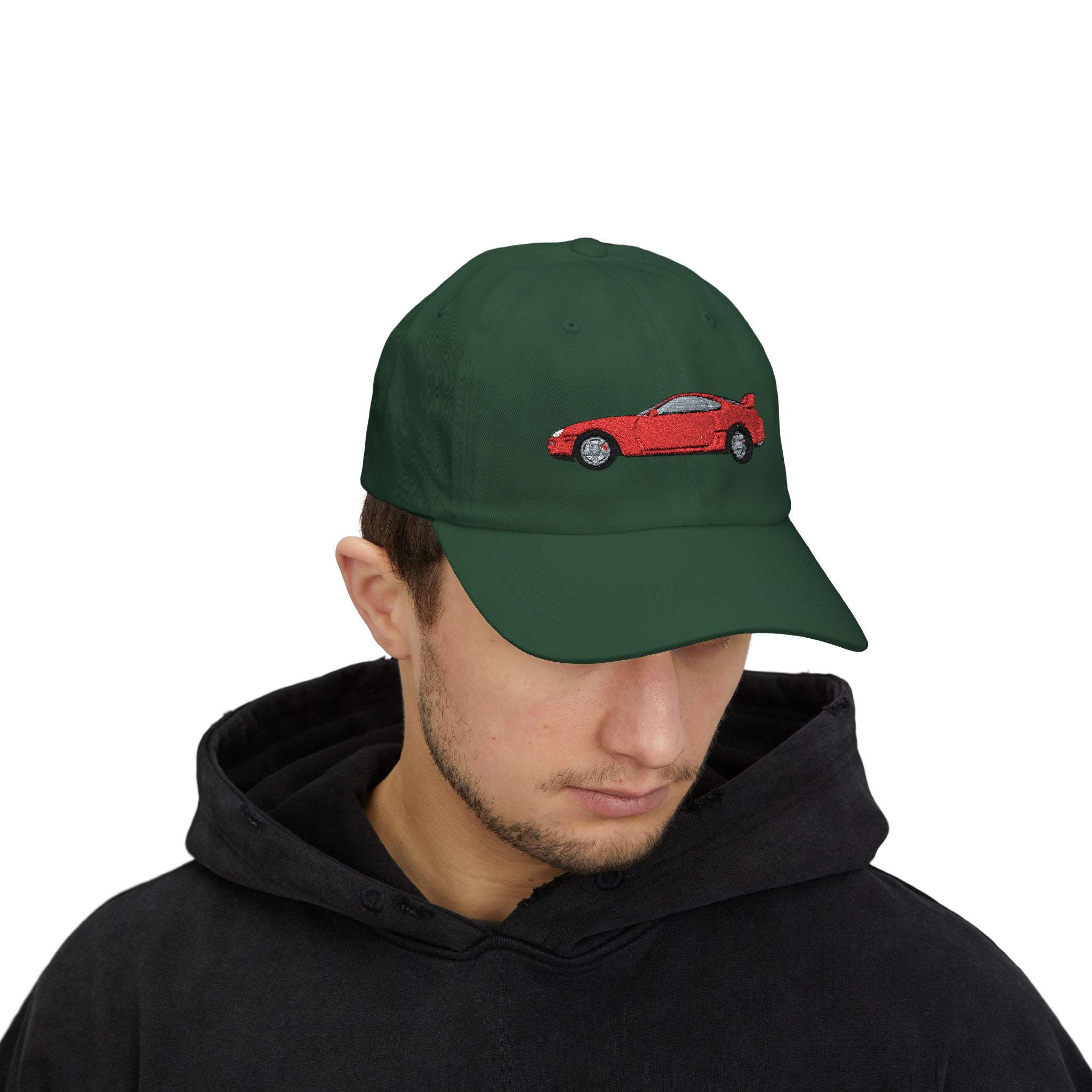 Toyota Supra MK4 Super Red ll — Car Baseball Hat — Caps