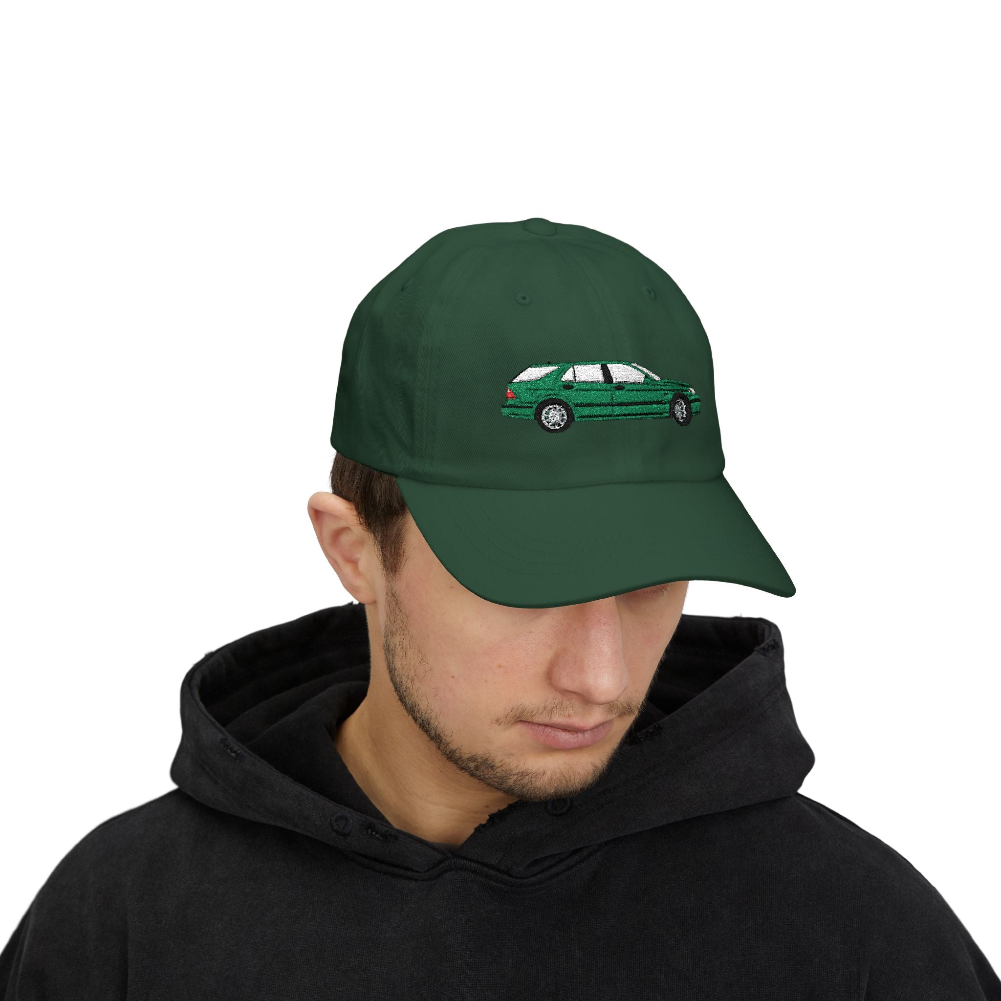 Saab 9-5 OG Aero Wagon Scarabe Green — Car Baseball Hat — Caps