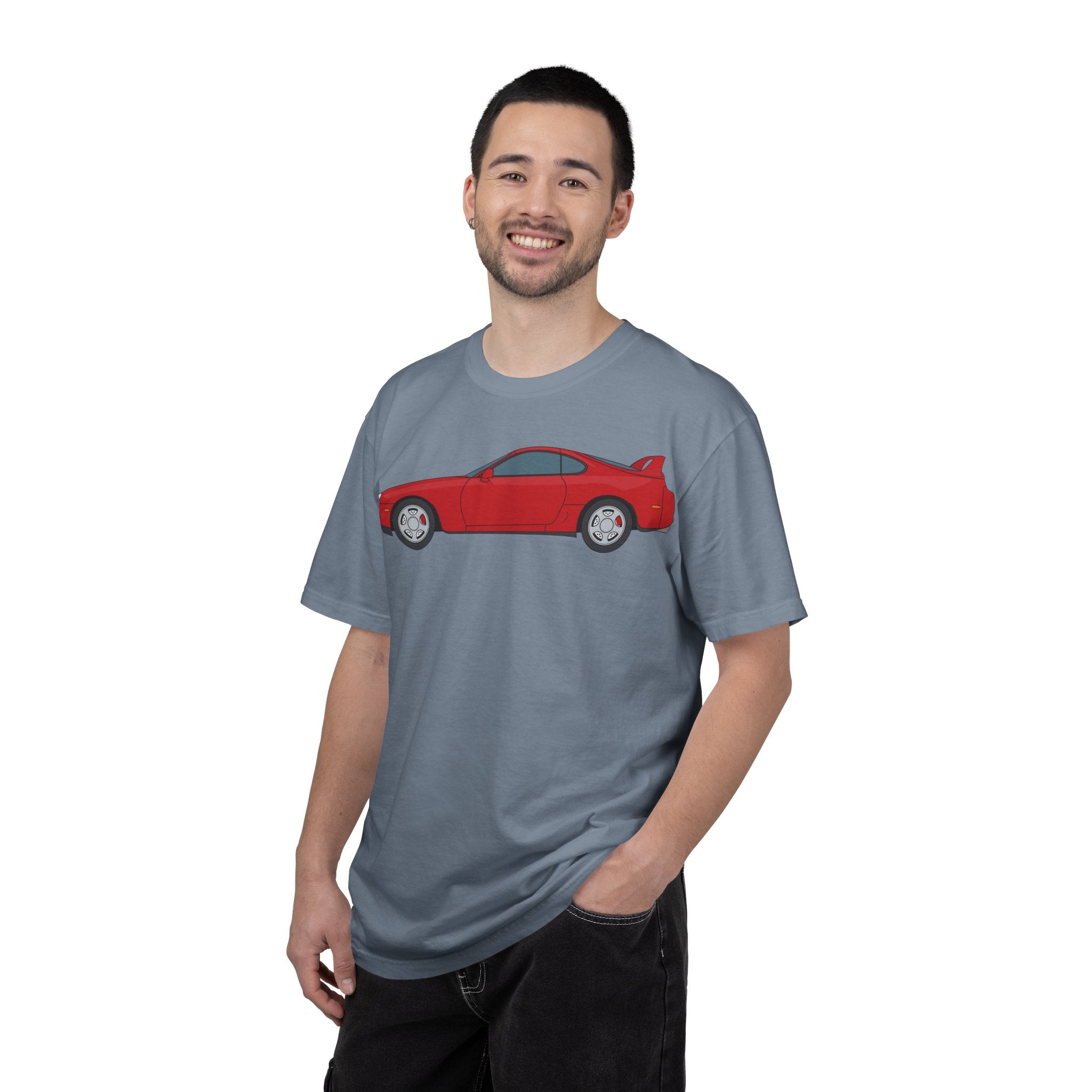 Toyota Supra MK4 Super Red ll  — T-Shirt — Retro Car Graphic Tee