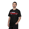 Saab 9-5 OG Aero Wagon Laser Red  — T-Shirt — Retro Car Graphic Tee
