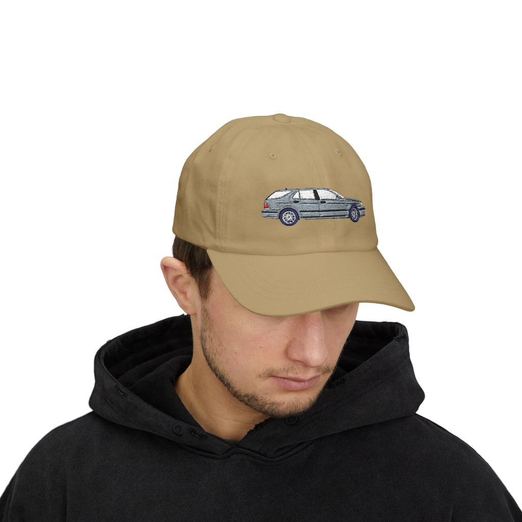 Saab 9-5 OG Aero Wagon Silver Metallic — Car Baseball Hat — Caps
