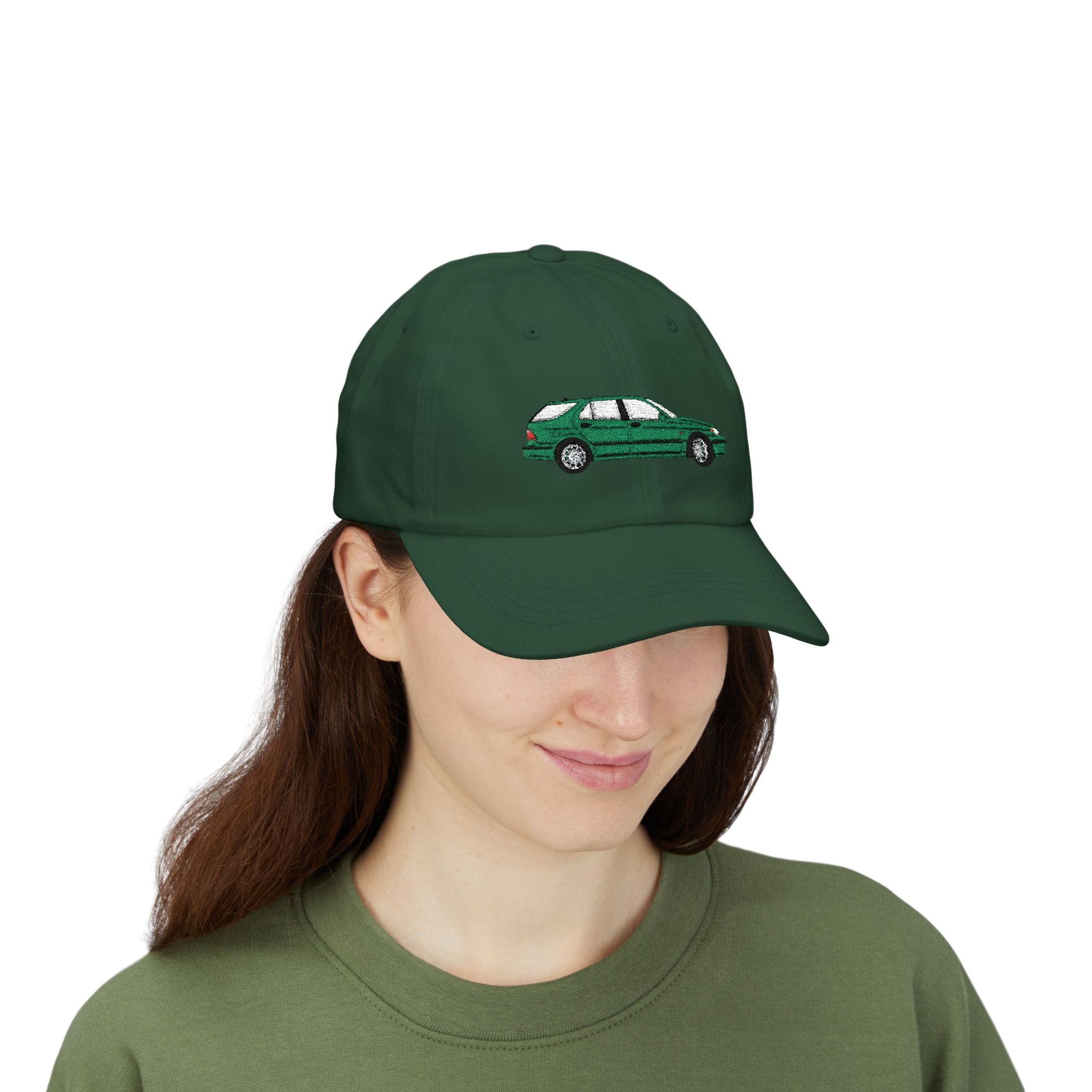 Saab 9-5 OG Aero Wagon Scarabe Green — Car Baseball Hat — Caps