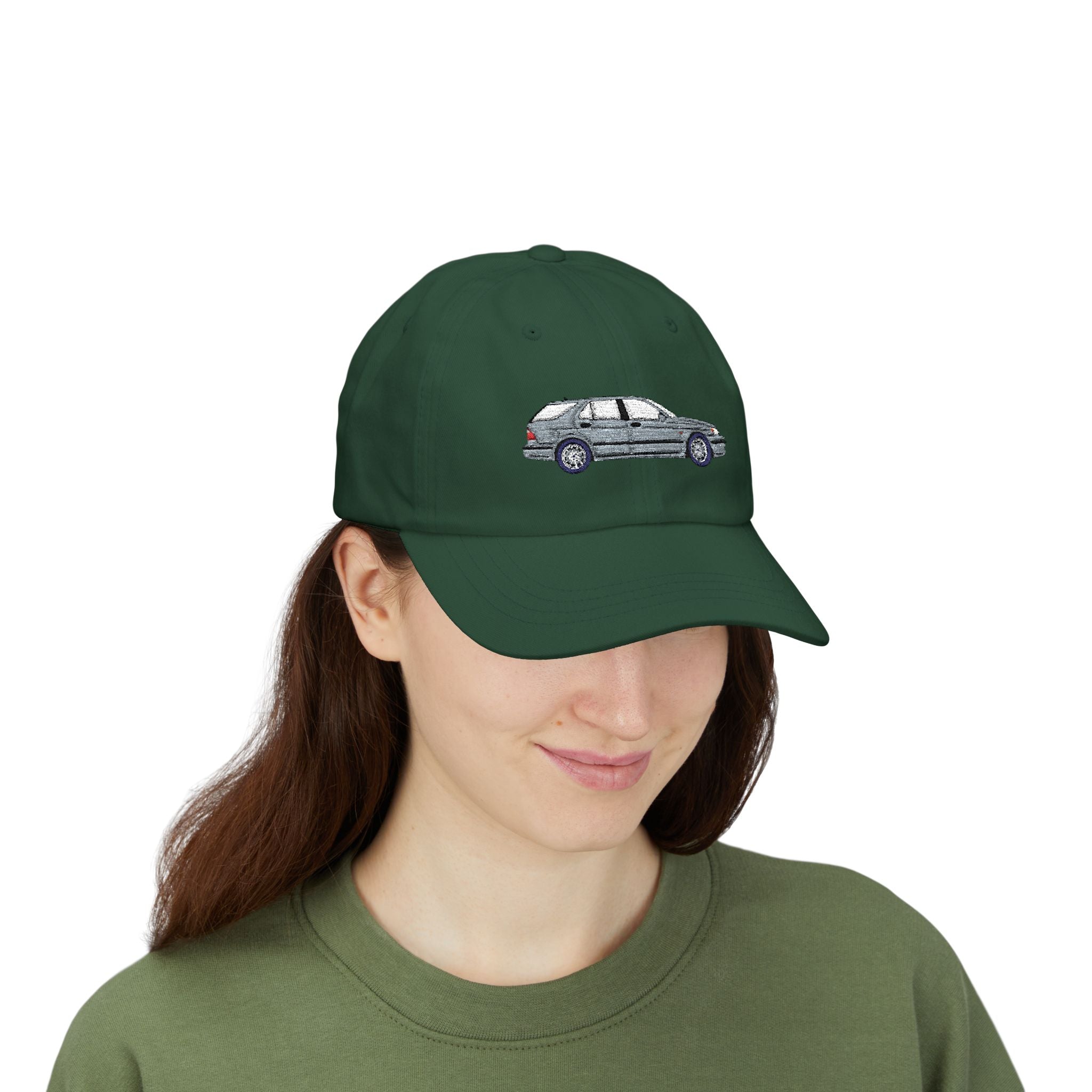 Saab 9-5 OG Aero Wagon Silver Metallic — Car Baseball Hat — Caps