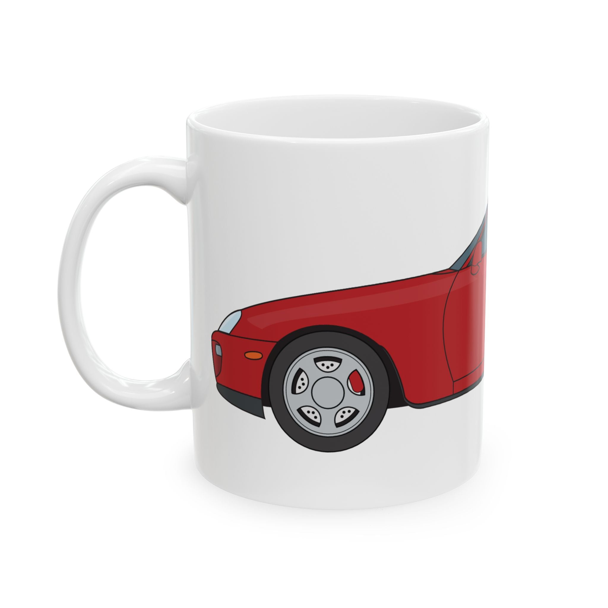 Toyota Supra MK4 Super Red ll — Ceramic Mug — Coffee Cup (11oz & 15oz)