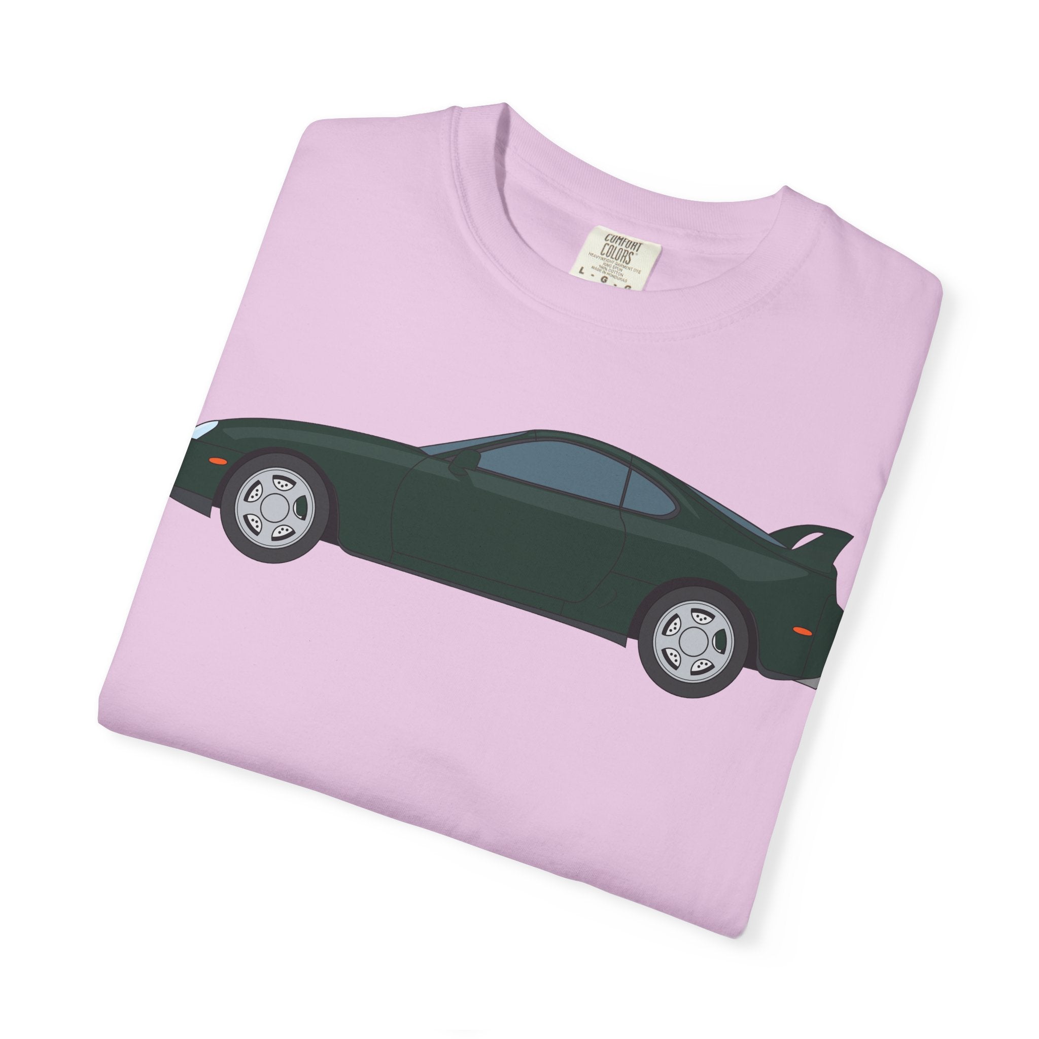 Toyota Supra MK4 Dark Green Mica  — T-Shirt — Retro Car Graphic Tee