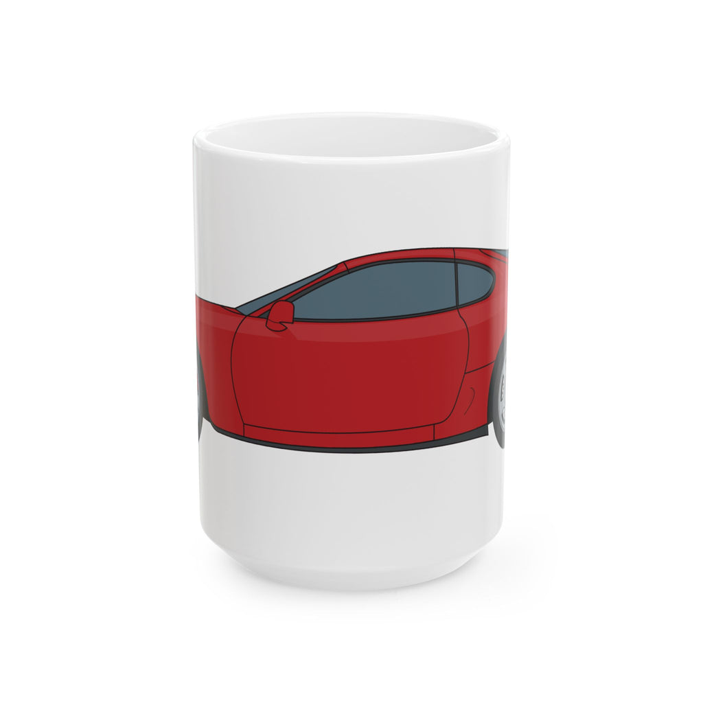 Toyota Supra MK4 Super Red ll — Ceramic Mug — Coffee Cup (11oz & 15oz)