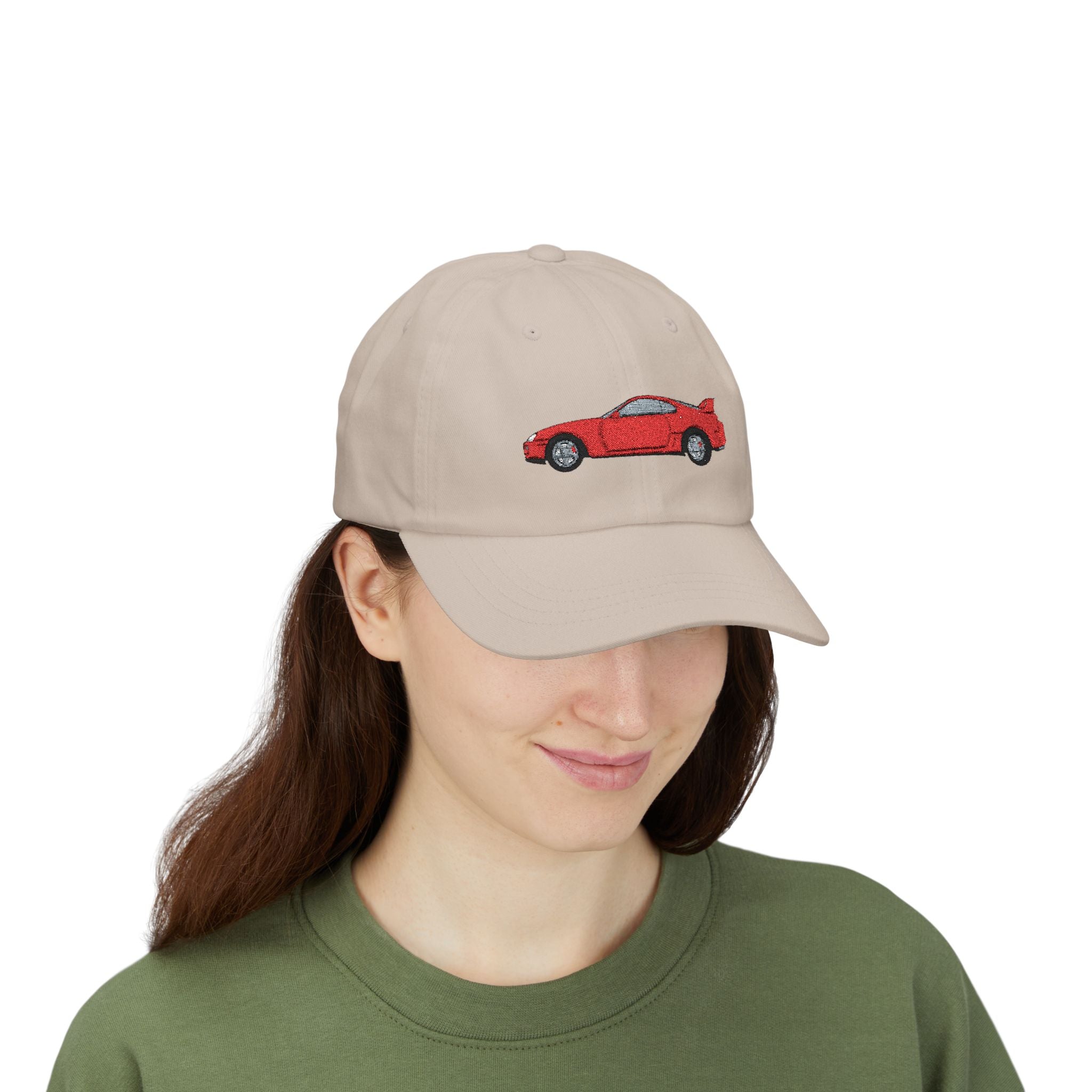 Toyota Supra MK4 Super Red ll — Car Baseball Hat — Caps