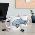 Saab 9-5 OG Aero Wagon Ice Blue — Ceramic Mug — Coffee Cup (11oz & 15oz)