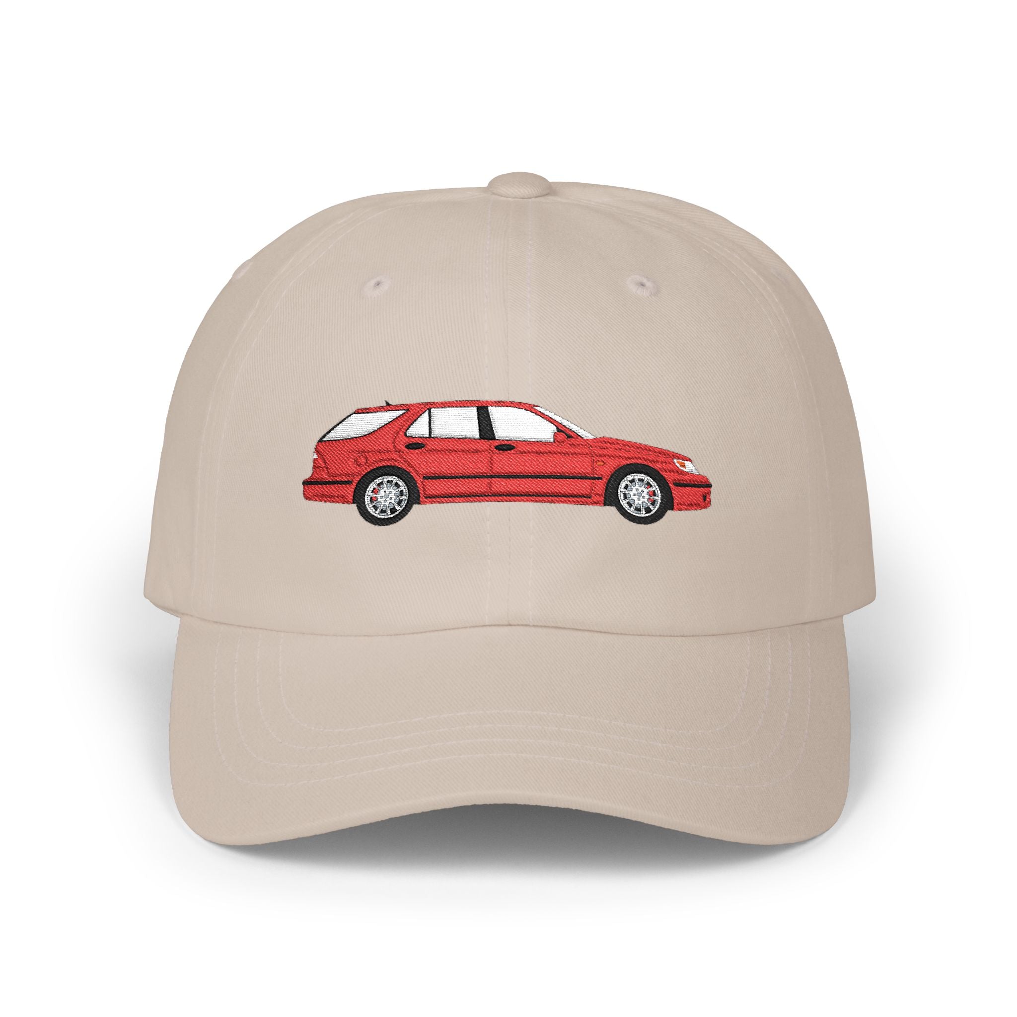 Saab 9-5 OG Aero Wagon Laser Red — Car Baseball Hat — Caps