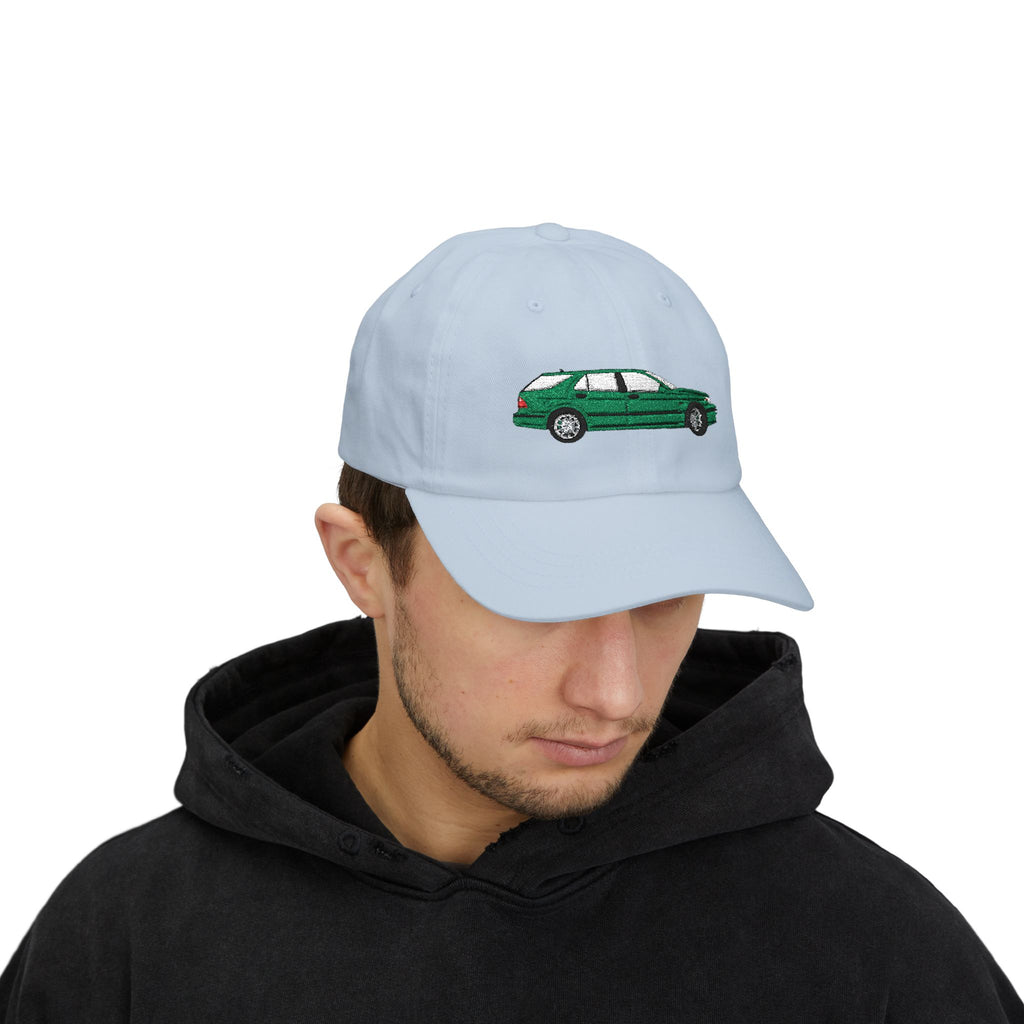 Saab 9-5 OG Aero Wagon Scarabe Green — Car Baseball Hat — Caps