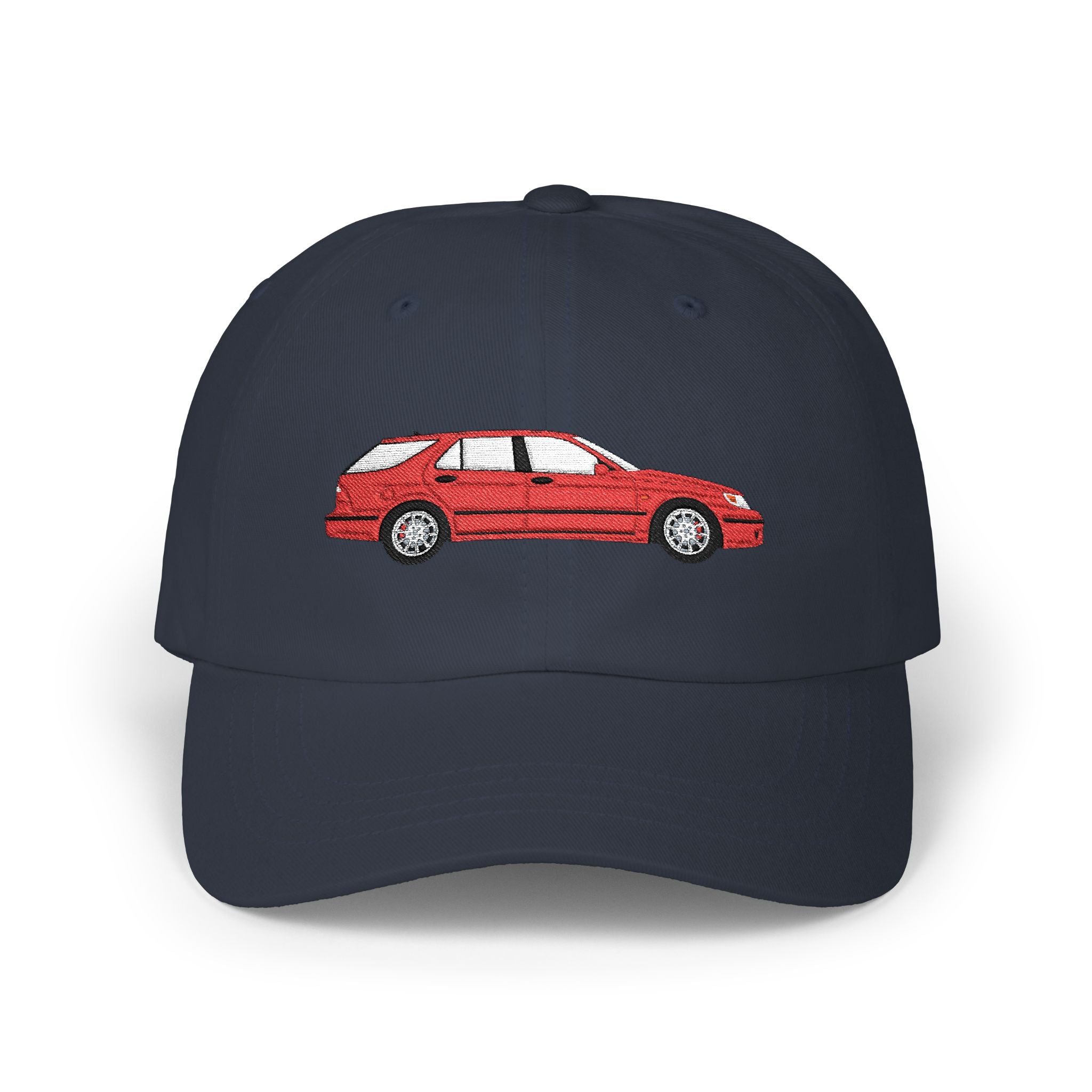 Saab 9-5 OG Aero Wagon Laser Red — Car Baseball Hat — Caps