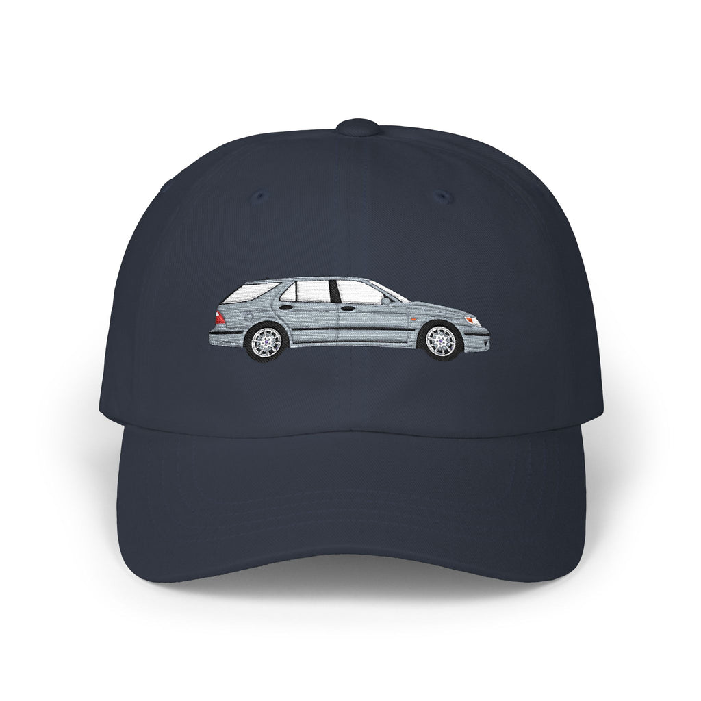 Saab 9-5 OG Aero Wagon Ice Blue — Car Baseball Hat — Caps