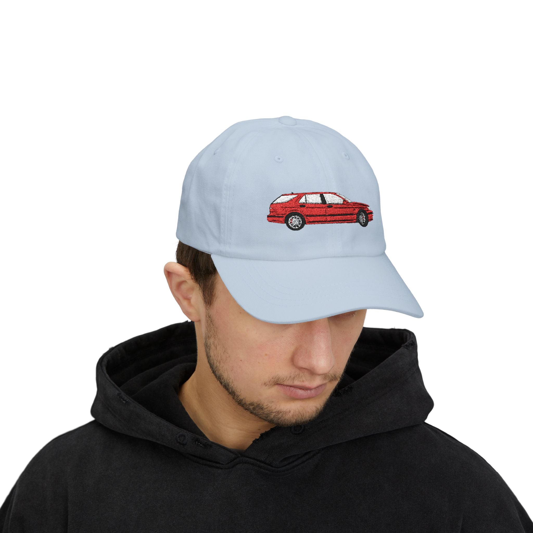 Saab 9-5 OG Aero Wagon Laser Red — Car Baseball Hat — Caps