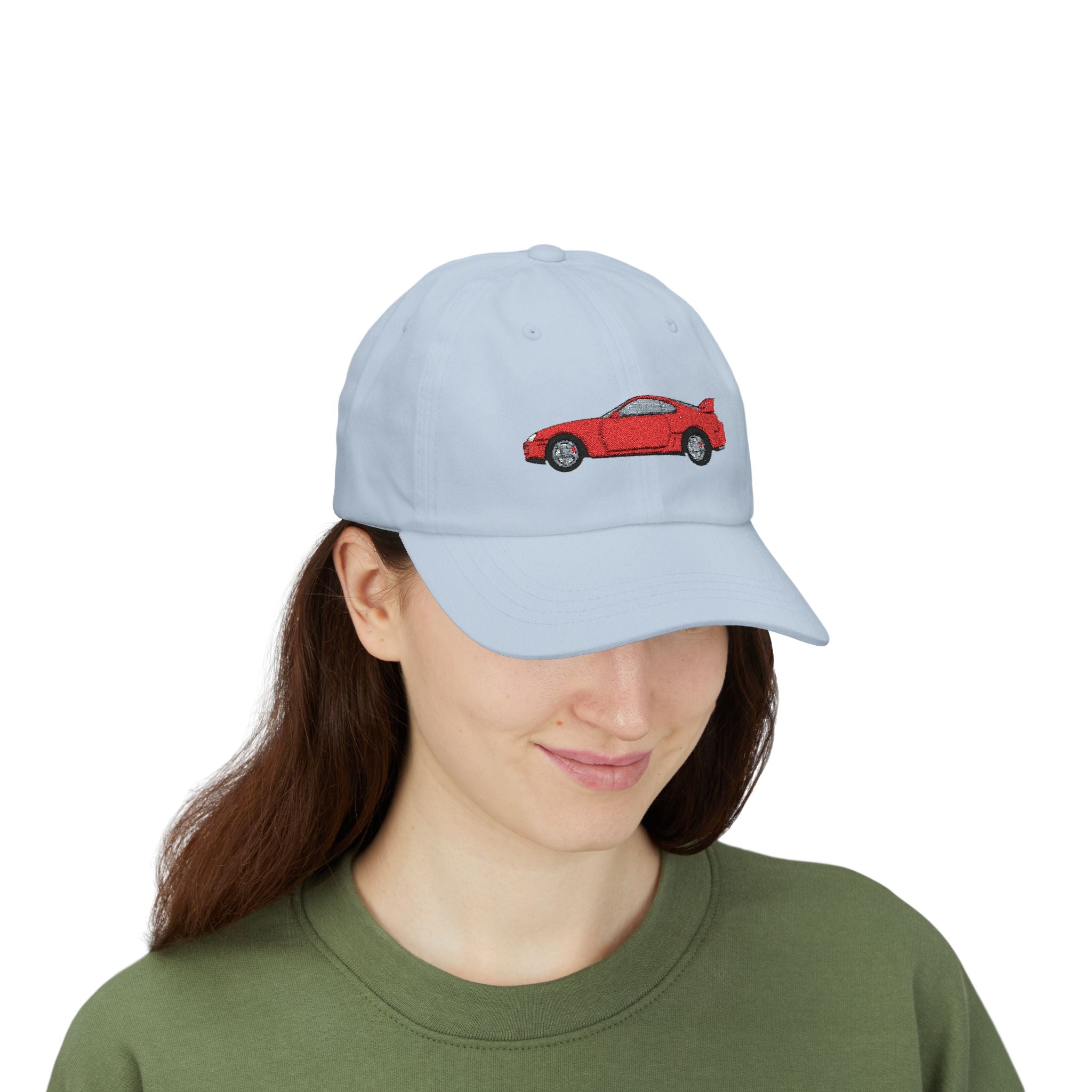 Toyota Supra MK4 Super Red ll — Car Baseball Hat — Caps