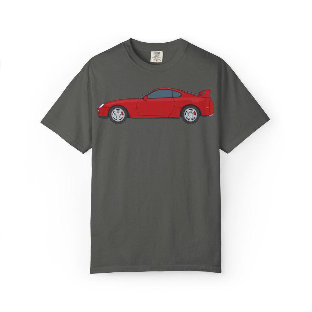 Toyota Supra MK4 Super Red ll  — T-Shirt — Retro Car Graphic Tee