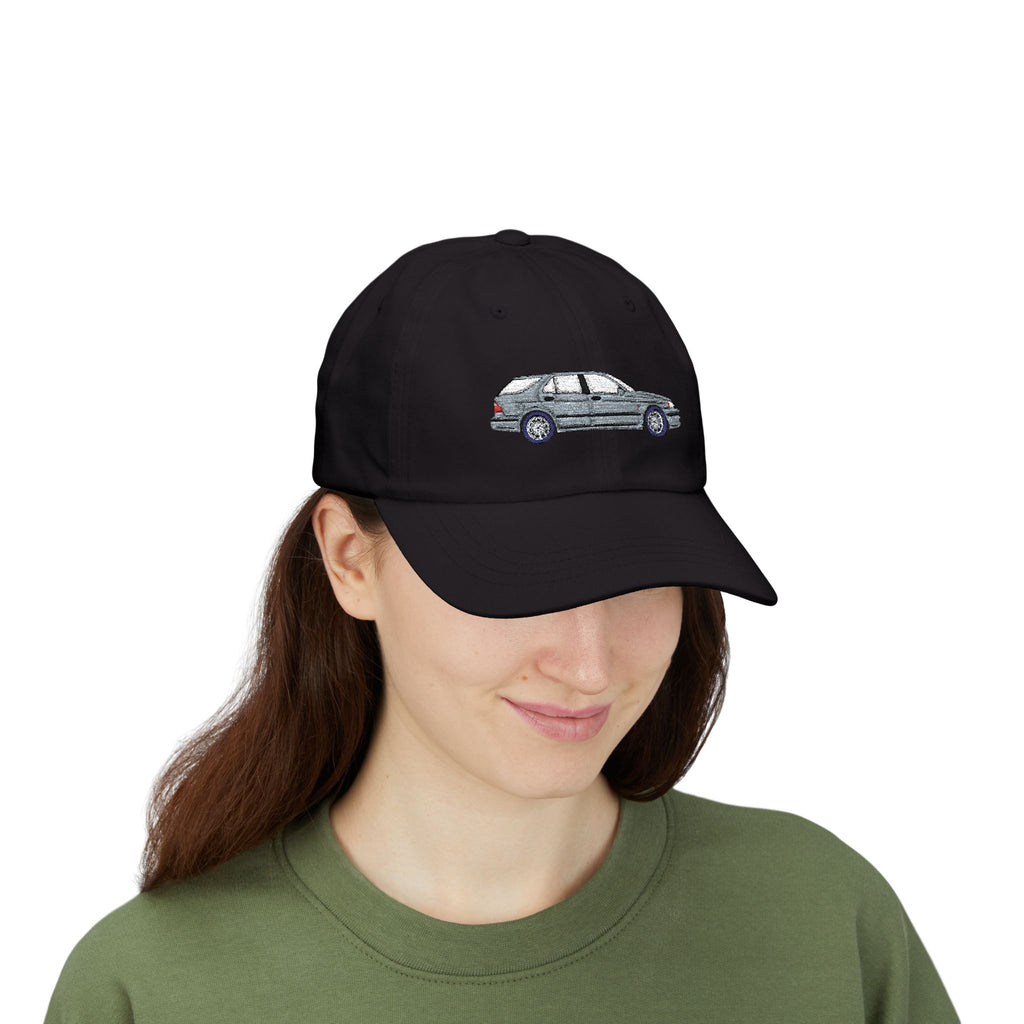 Saab 9-5 OG Aero Wagon Silver Metallic — Car Baseball Hat — Caps