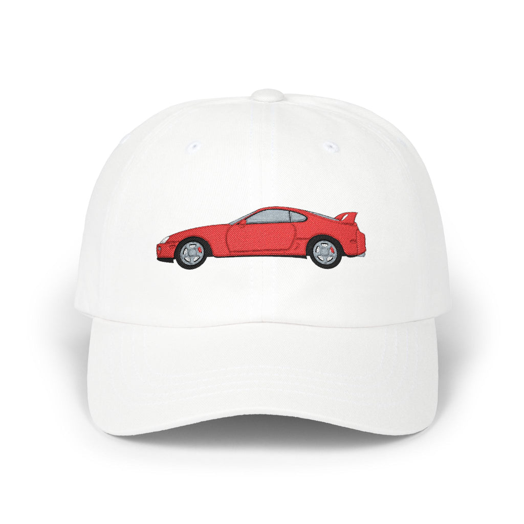 Toyota Supra MK4 Super Red ll — Car Baseball Hat — Caps