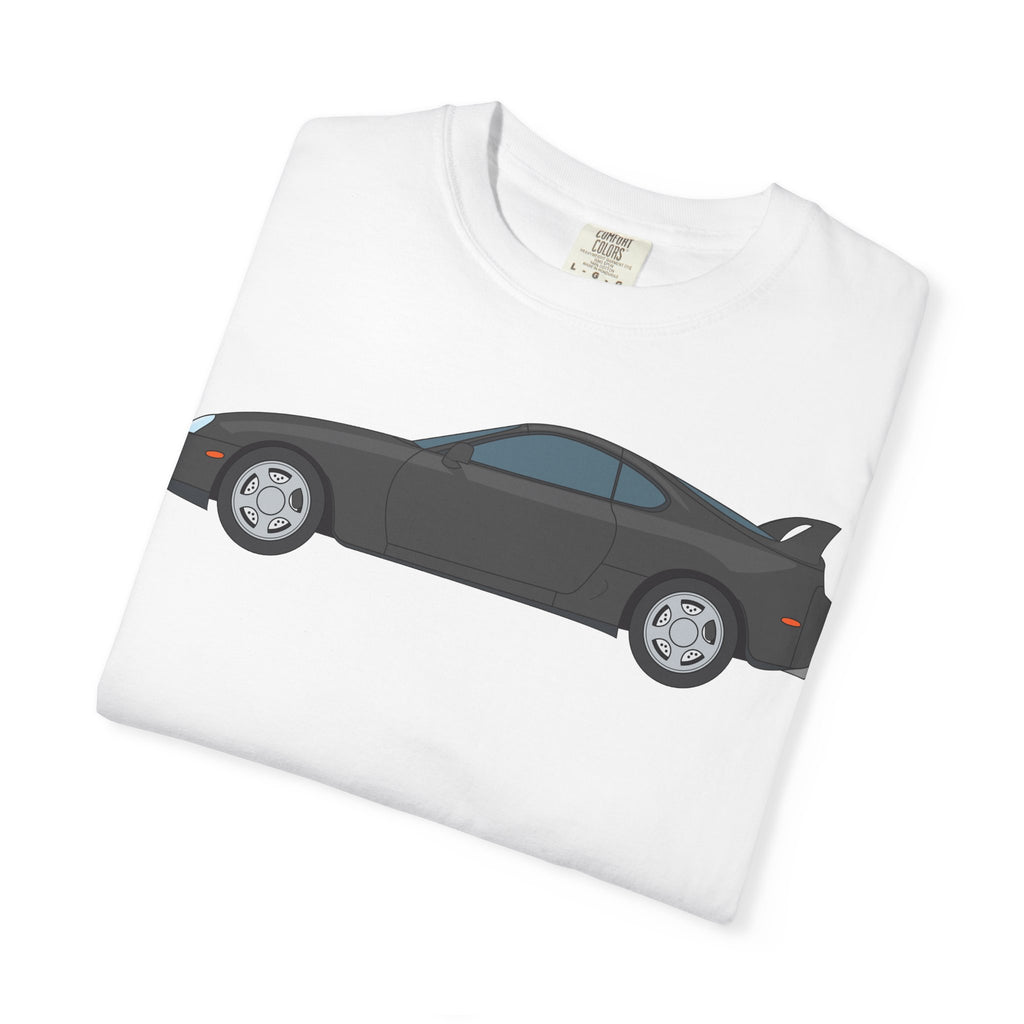 Toyota Supra MK4 Anthracite  — T-Shirt — Retro Car Graphic Tee