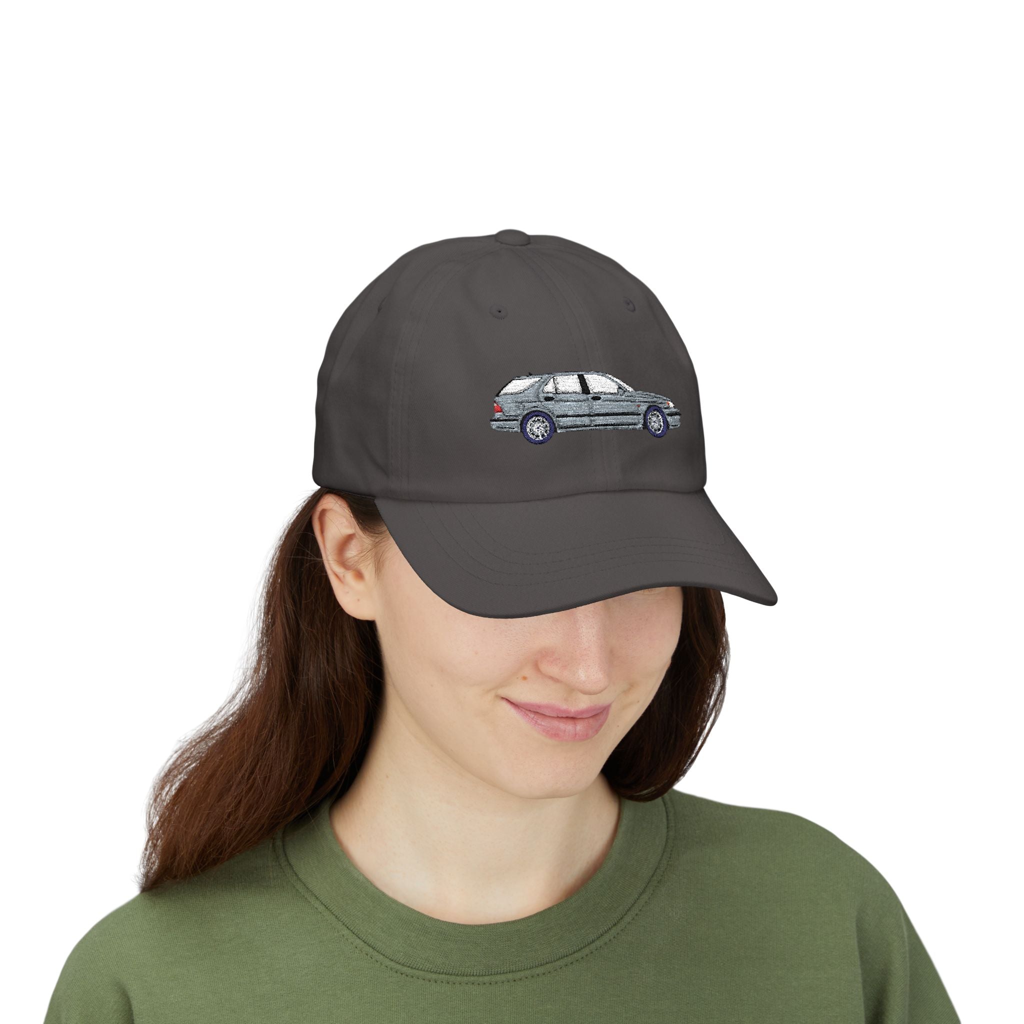 Saab 9-5 OG Aero Wagon Silver Metallic — Car Baseball Hat — Caps
