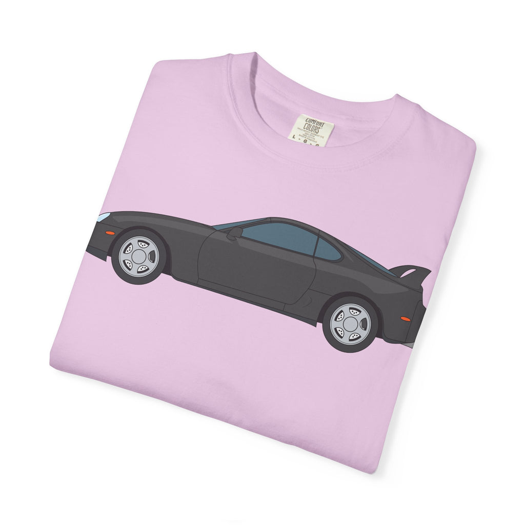 Toyota Supra MK4 Anthracite  — T-Shirt — Retro Car Graphic Tee