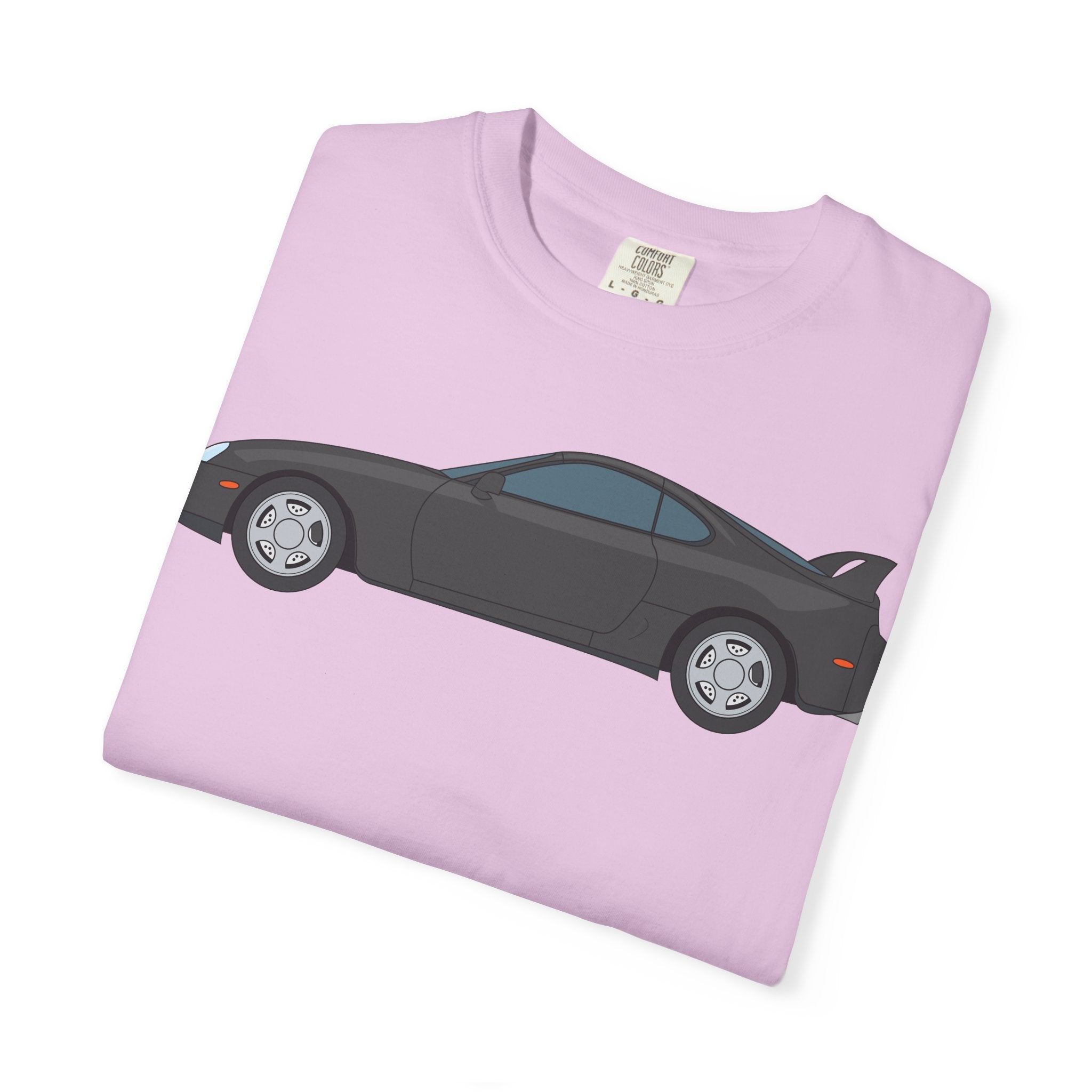 Toyota Supra MK4 Anthracite  — T-Shirt — Retro Car Graphic Tee