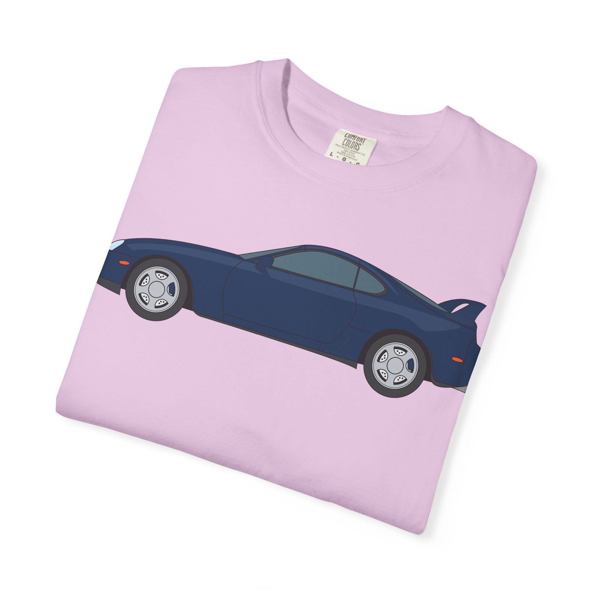 Toyota Supra MK4 Royal Sapphire  — T-Shirt — Retro Car Graphic Tee