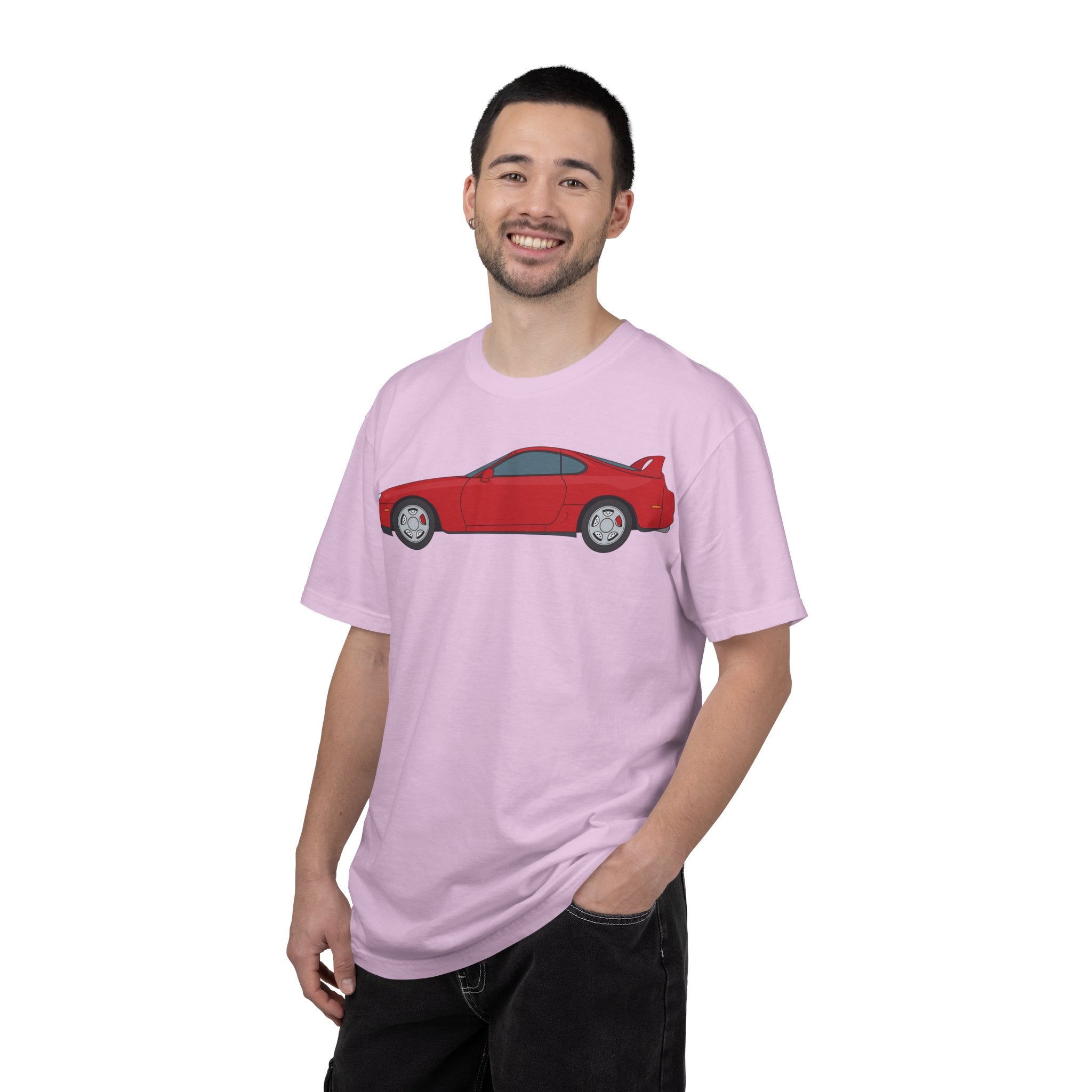 Toyota Supra MK4 Super Red ll  — T-Shirt — Retro Car Graphic Tee