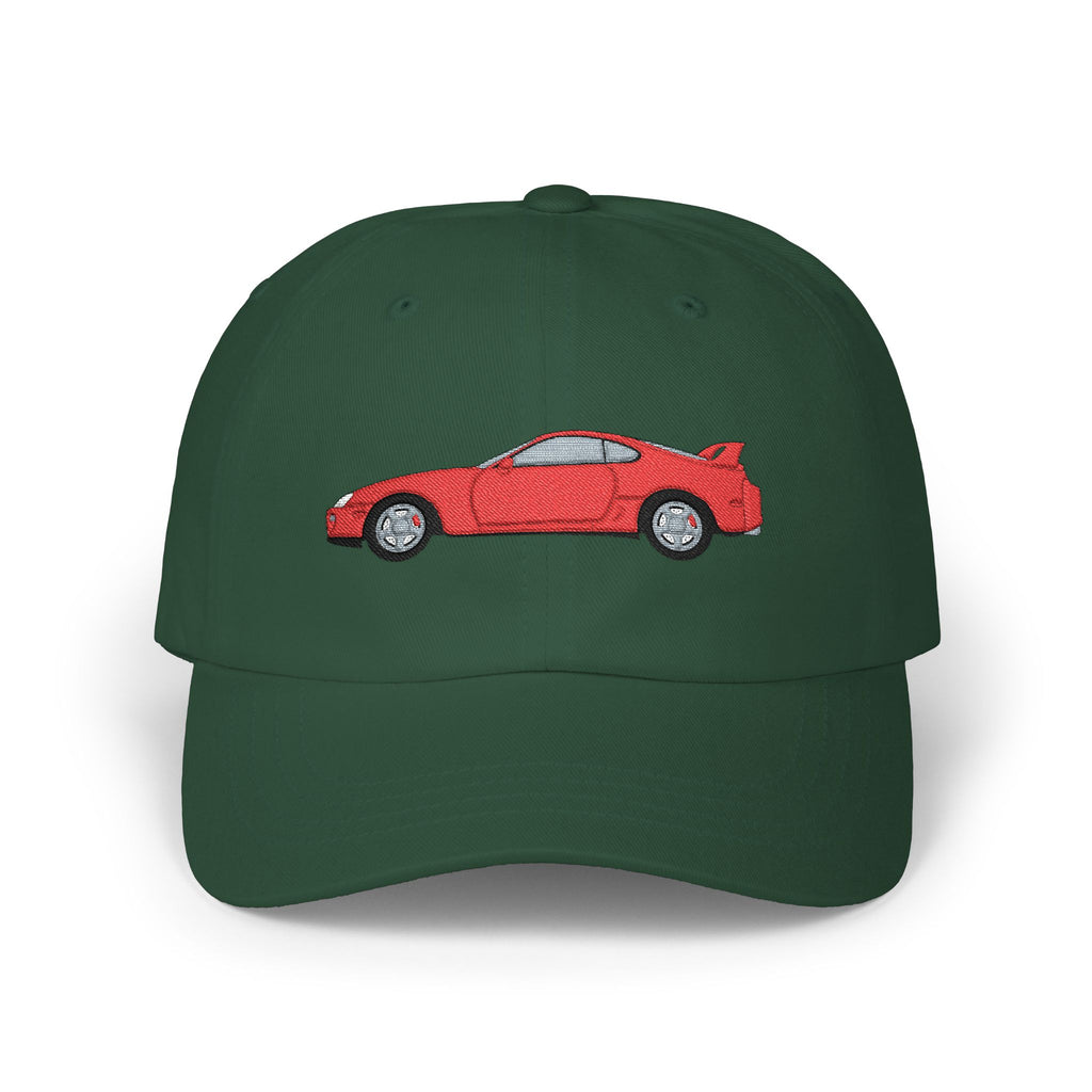 Toyota Supra MK4 Super Red ll — Car Baseball Hat — Caps