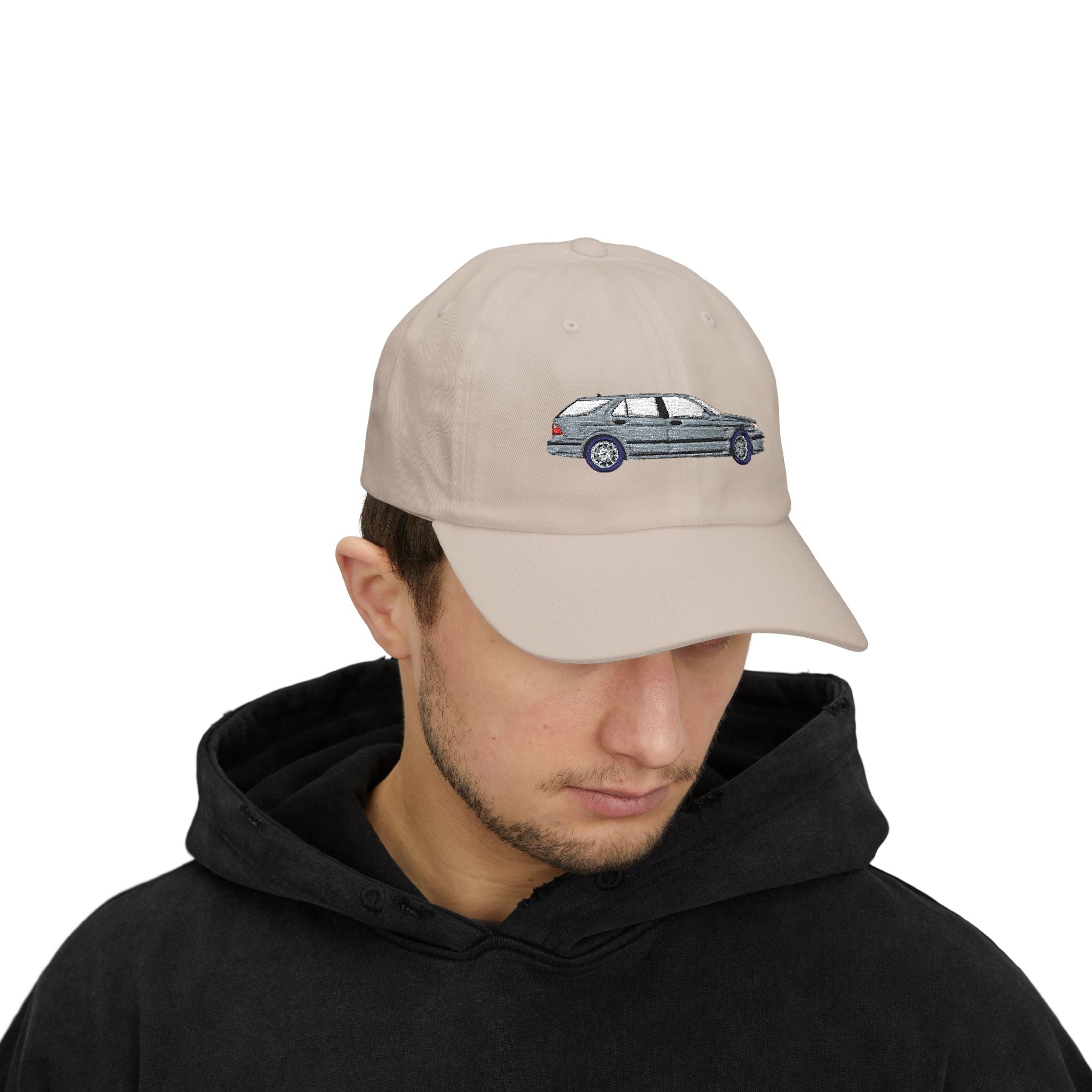 Saab 9-5 OG Aero Wagon Silver Metallic — Car Baseball Hat — Caps
