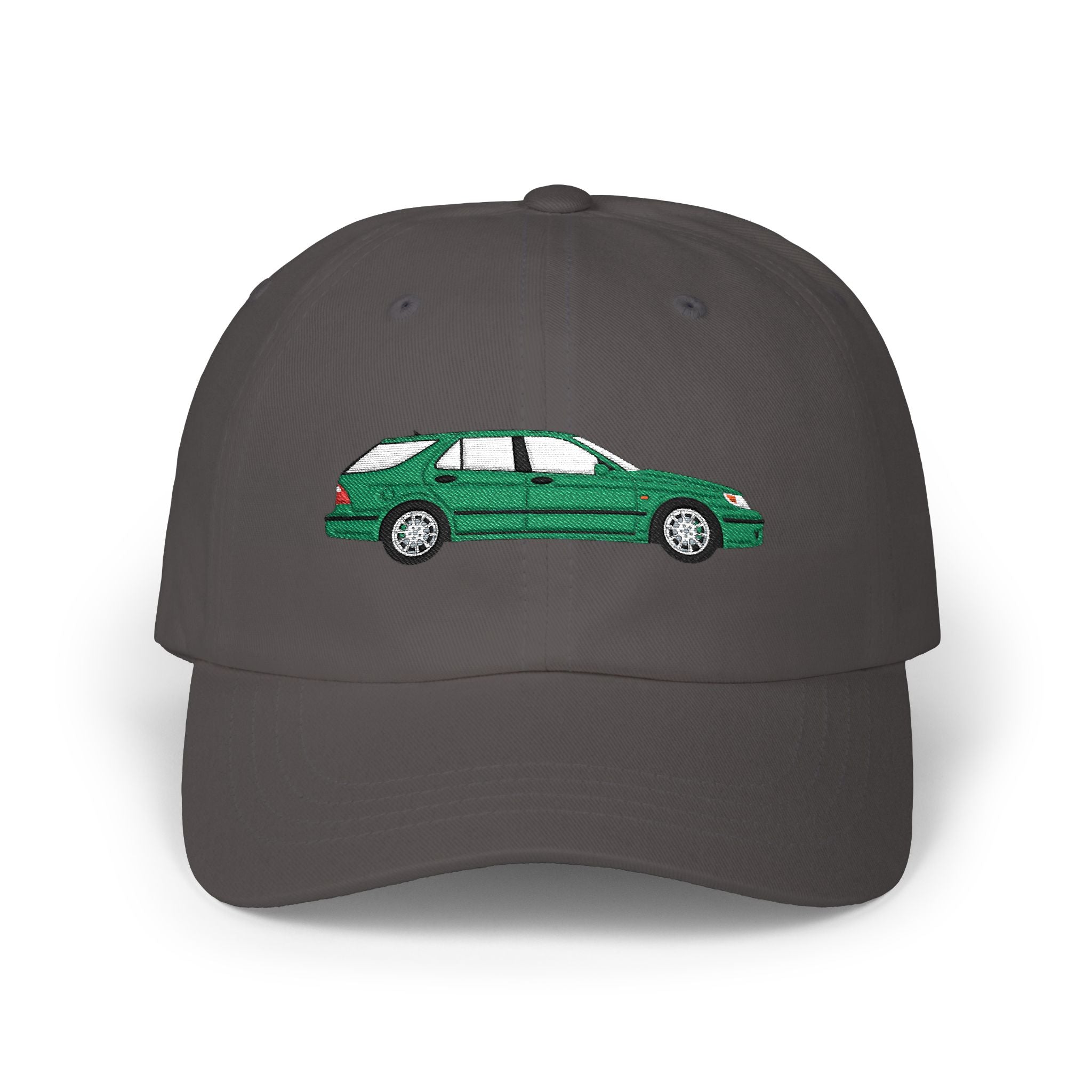 Saab 9-5 OG Aero Wagon Scarabe Green — Car Baseball Hat — Caps
