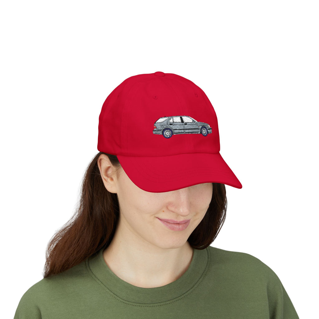 Saab 9-5 OG Aero Wagon Silver Metallic — Car Baseball Hat — Caps