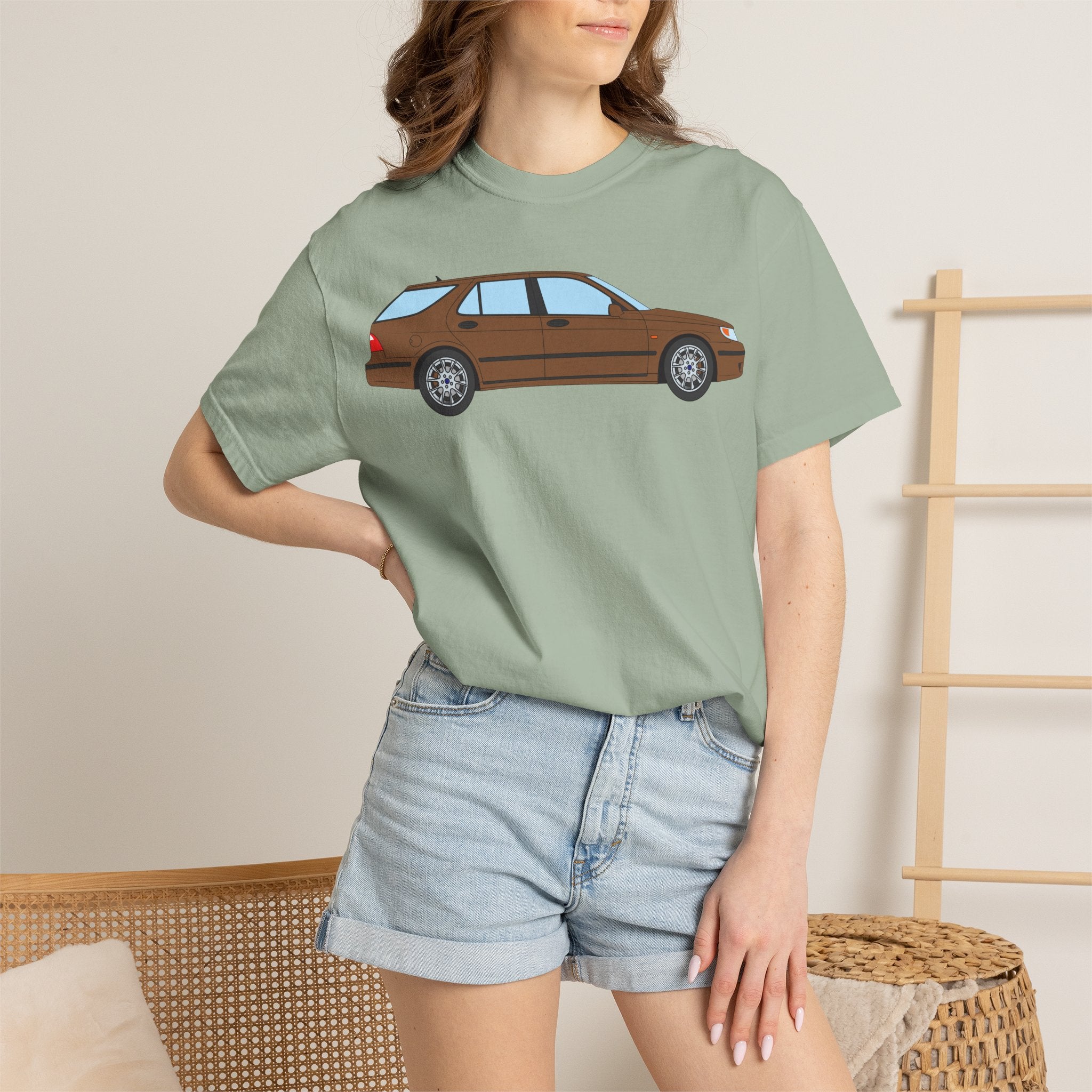 Saab 9-5 OG Aero Wagon – Hazelnut Metallic T-Shirt