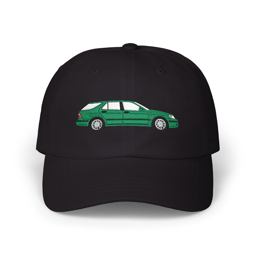 Saab 9-5 OG Aero Wagon Scarabe Green — Car Baseball Hat — Caps