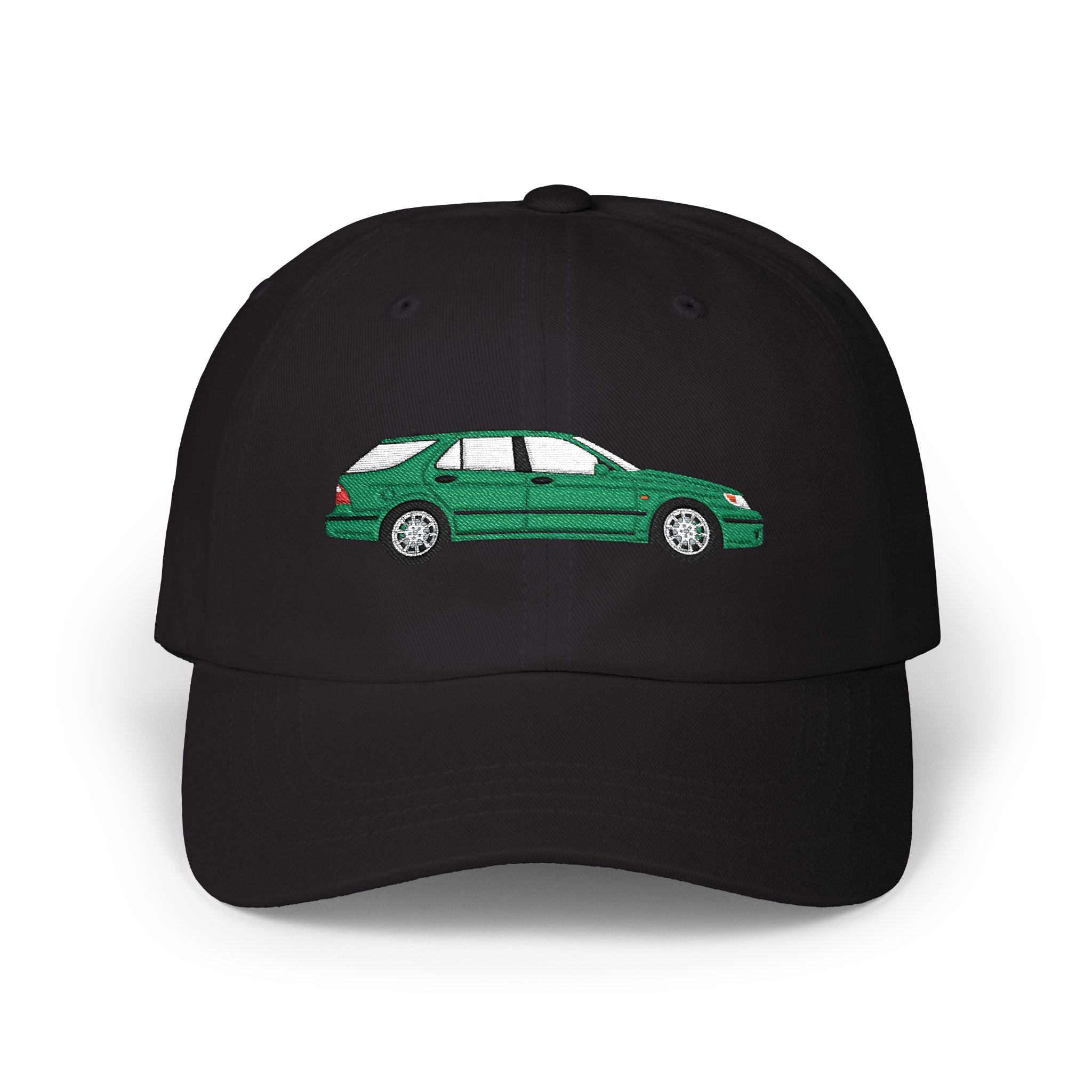Saab 9-5 OG Aero Wagon Scarabe Green — Car Baseball Hat — Caps