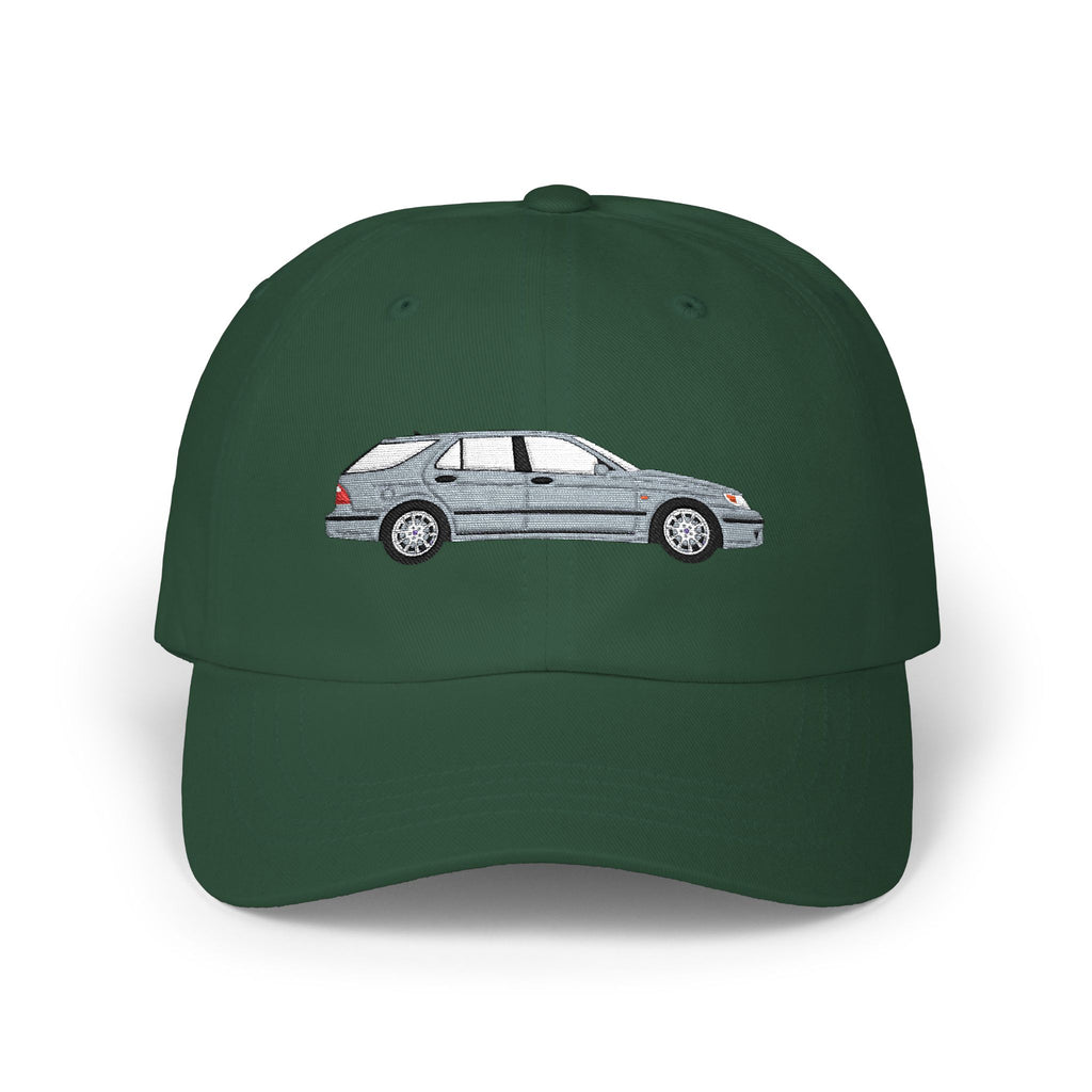 Saab 9-5 OG Aero Wagon Ice Blue — Car Baseball Hat — Caps