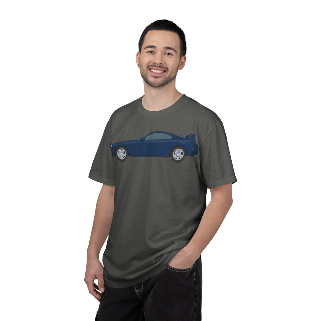 Toyota Supra MK4 Royal Sapphire  — T-Shirt — Retro Car Graphic Tee