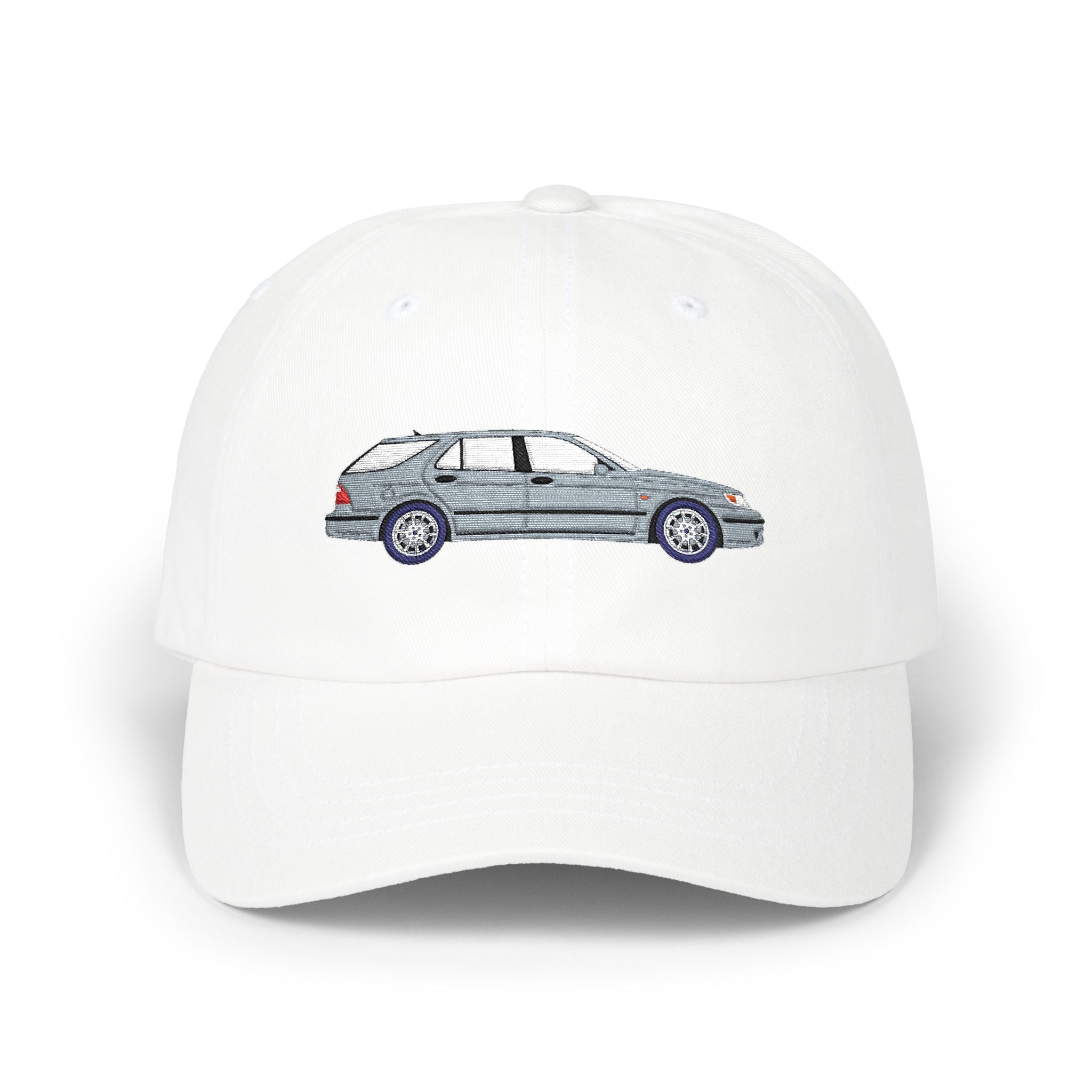 Saab 9-5 OG Aero Wagon Silver Metallic — Car Baseball Hat — Caps