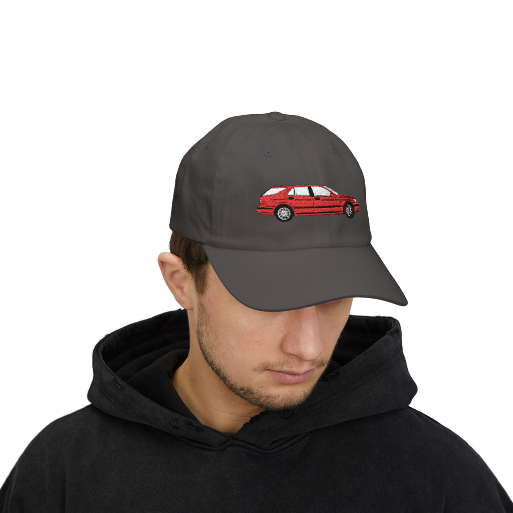 Saab 9-5 OG Aero Wagon Laser Red — Car Baseball Hat — Caps