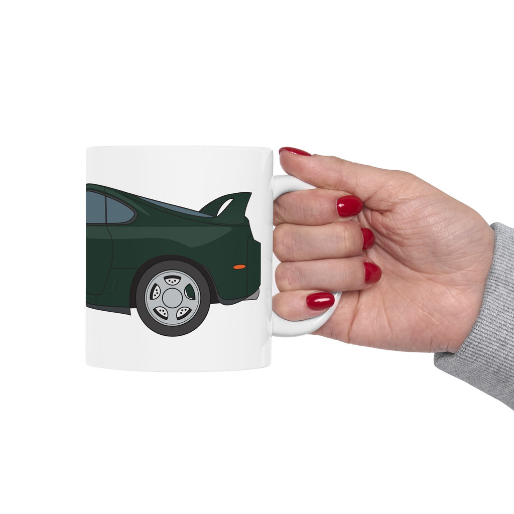 Toyota Supra MK4 – Dark Green Mica Ceramic Mug