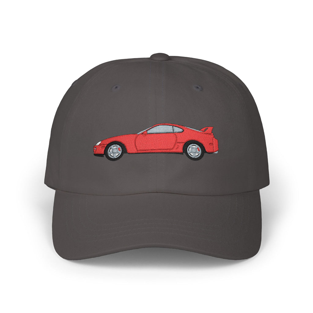 Toyota Supra MK4 Super Red ll — Car Baseball Hat — Caps